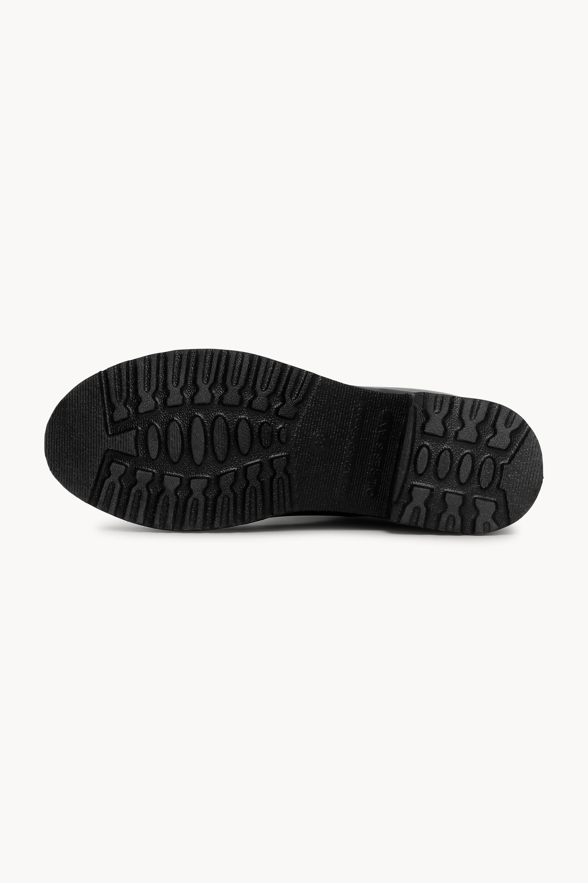 Long Rubber Boots - Black Black