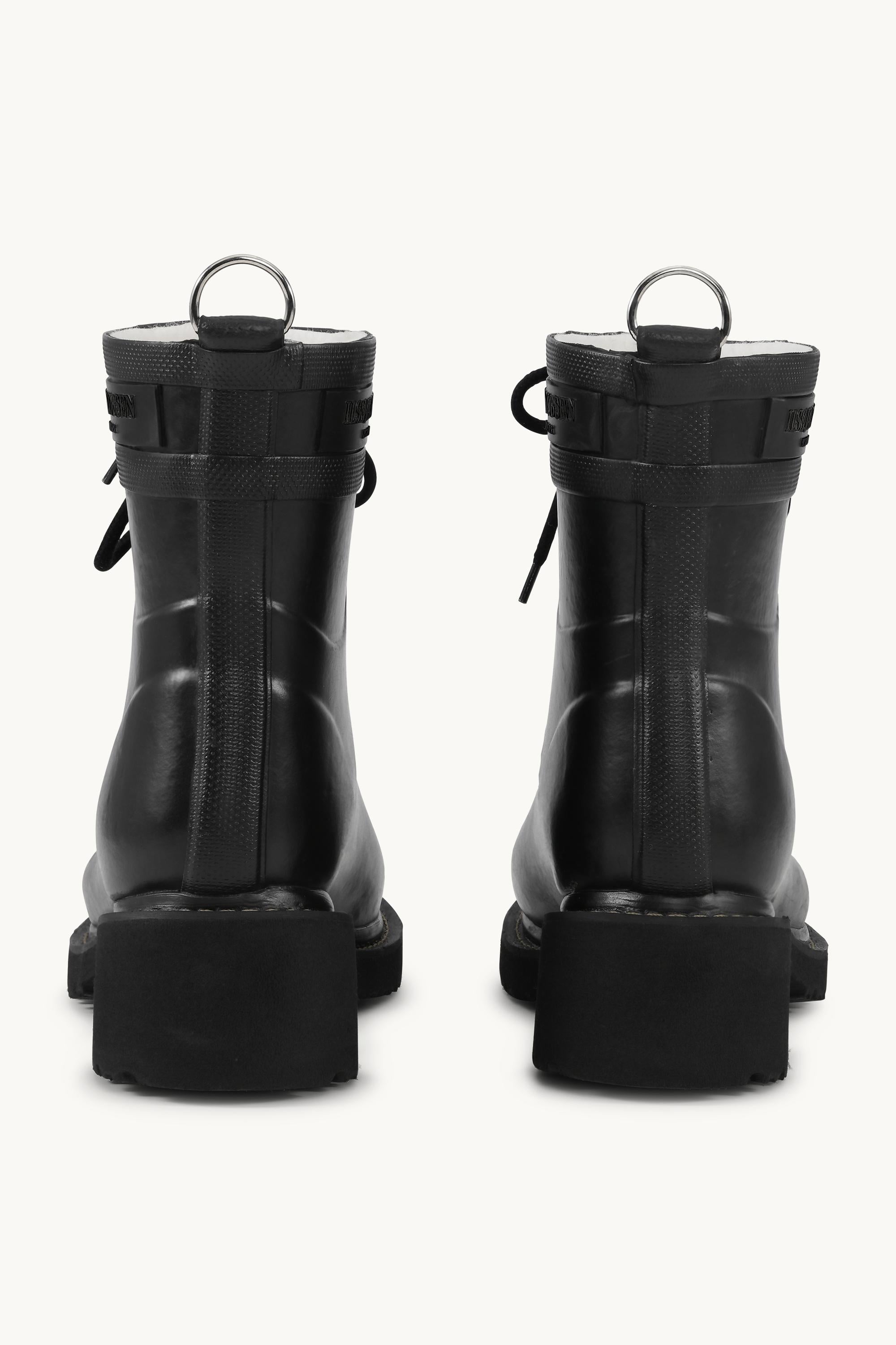 Short Rubber Boots - Black Black