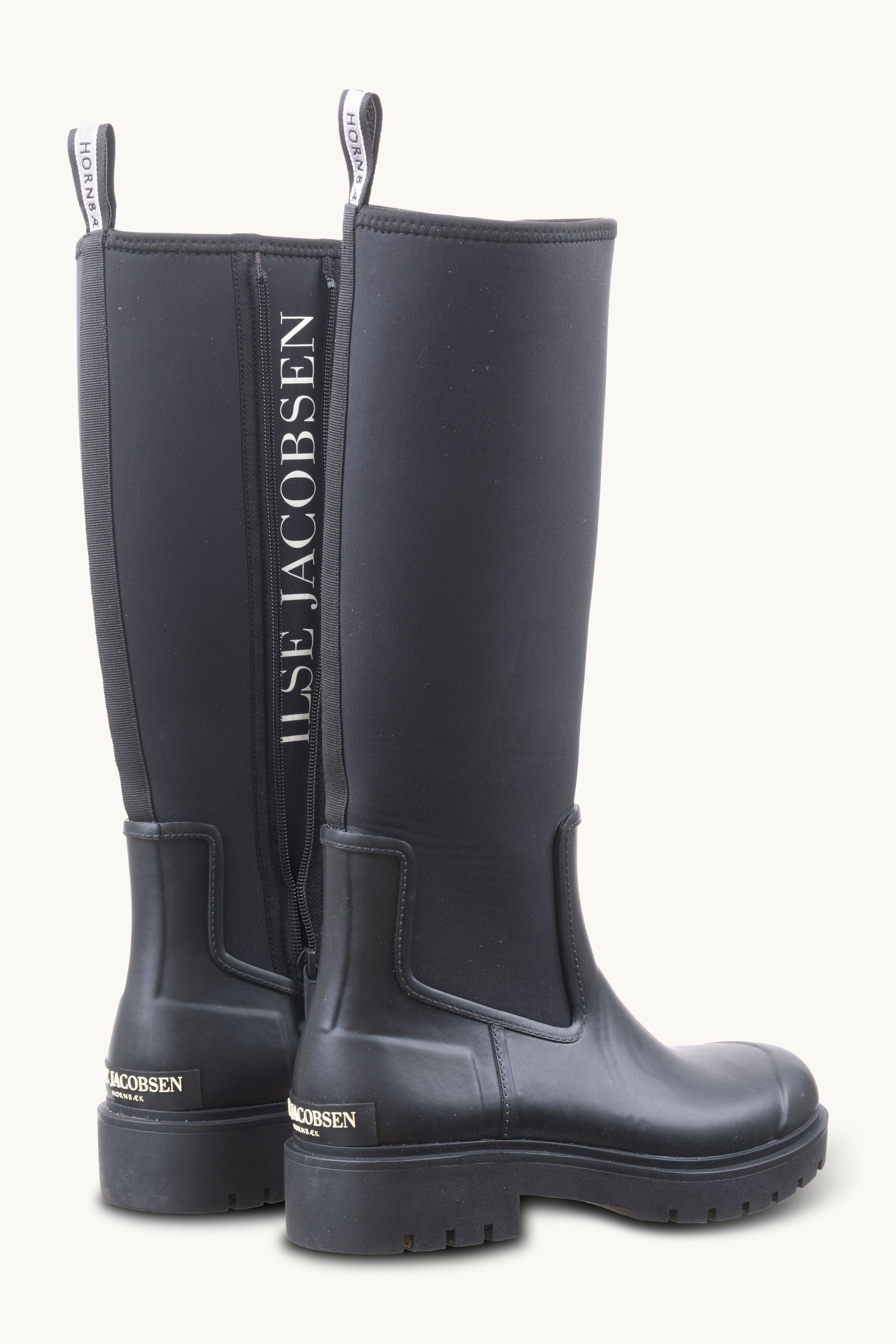 Neoprene Rain Boot - Black Black