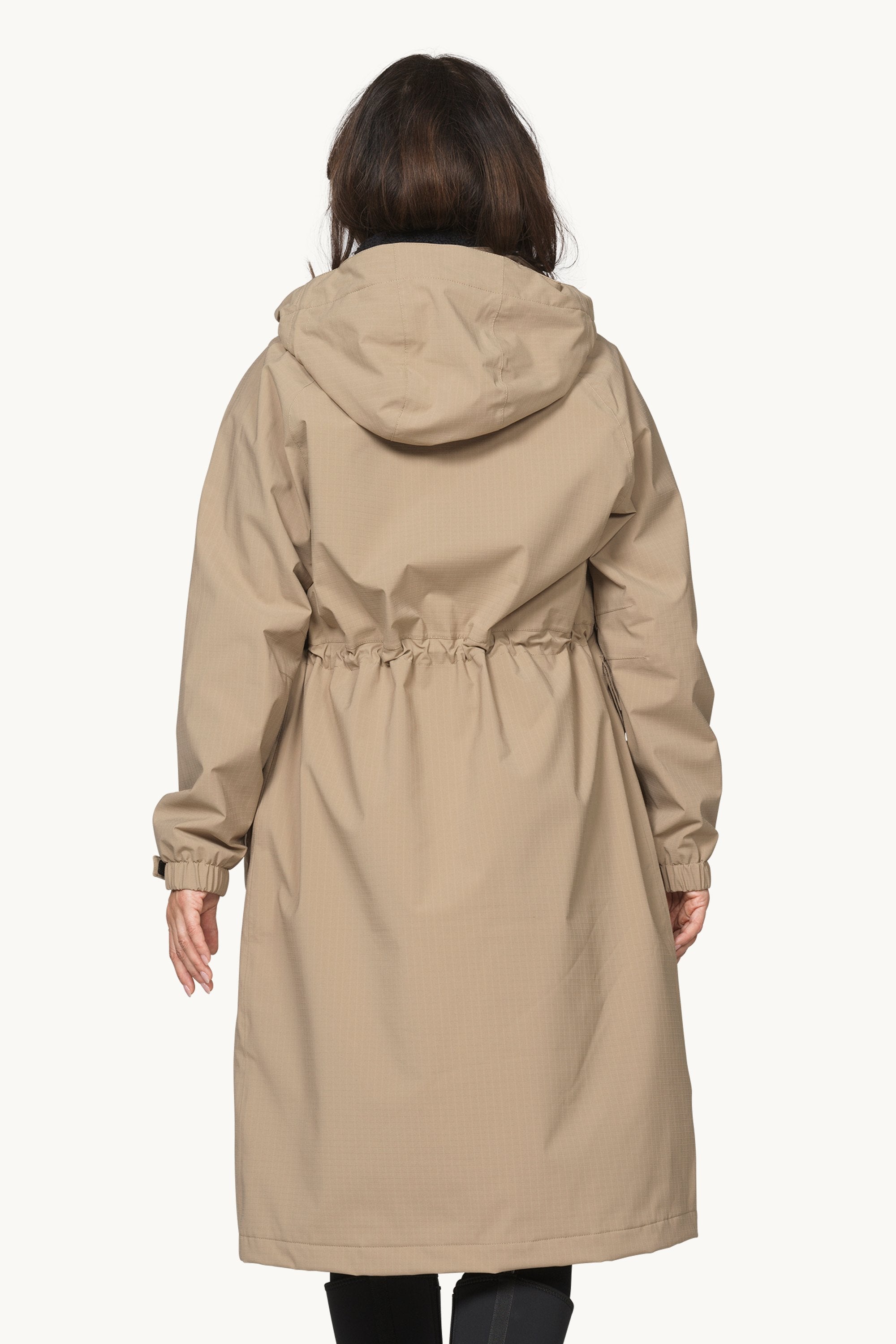 Long Winter Coat - Greige