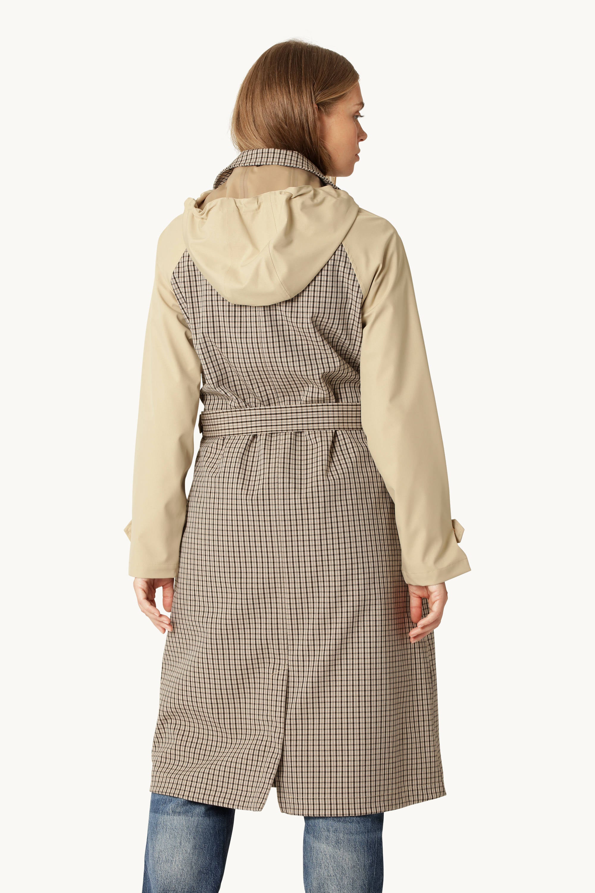 Trench Regnjakke - White Pepper