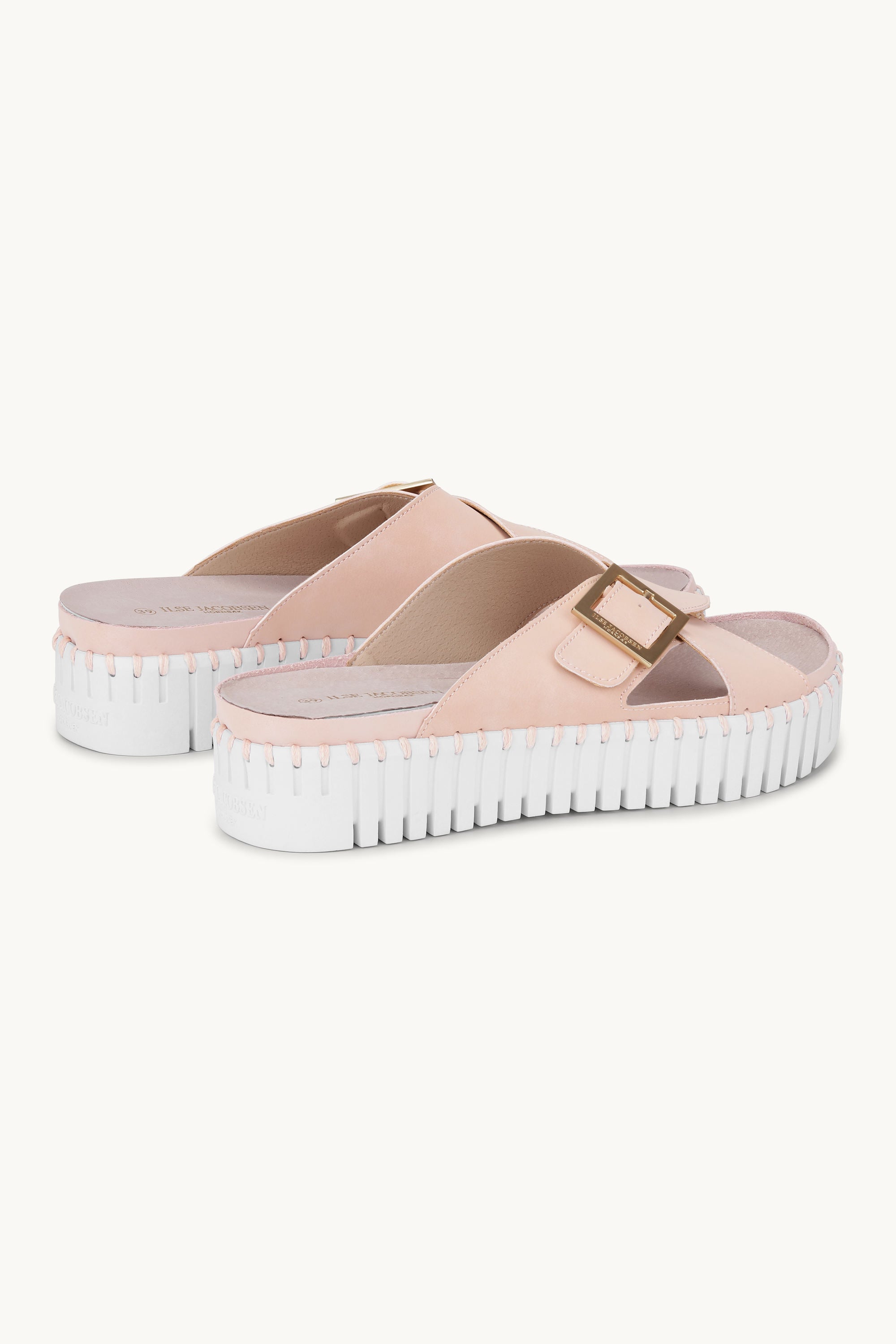 Sandaler Crossover - Adobe Rose White