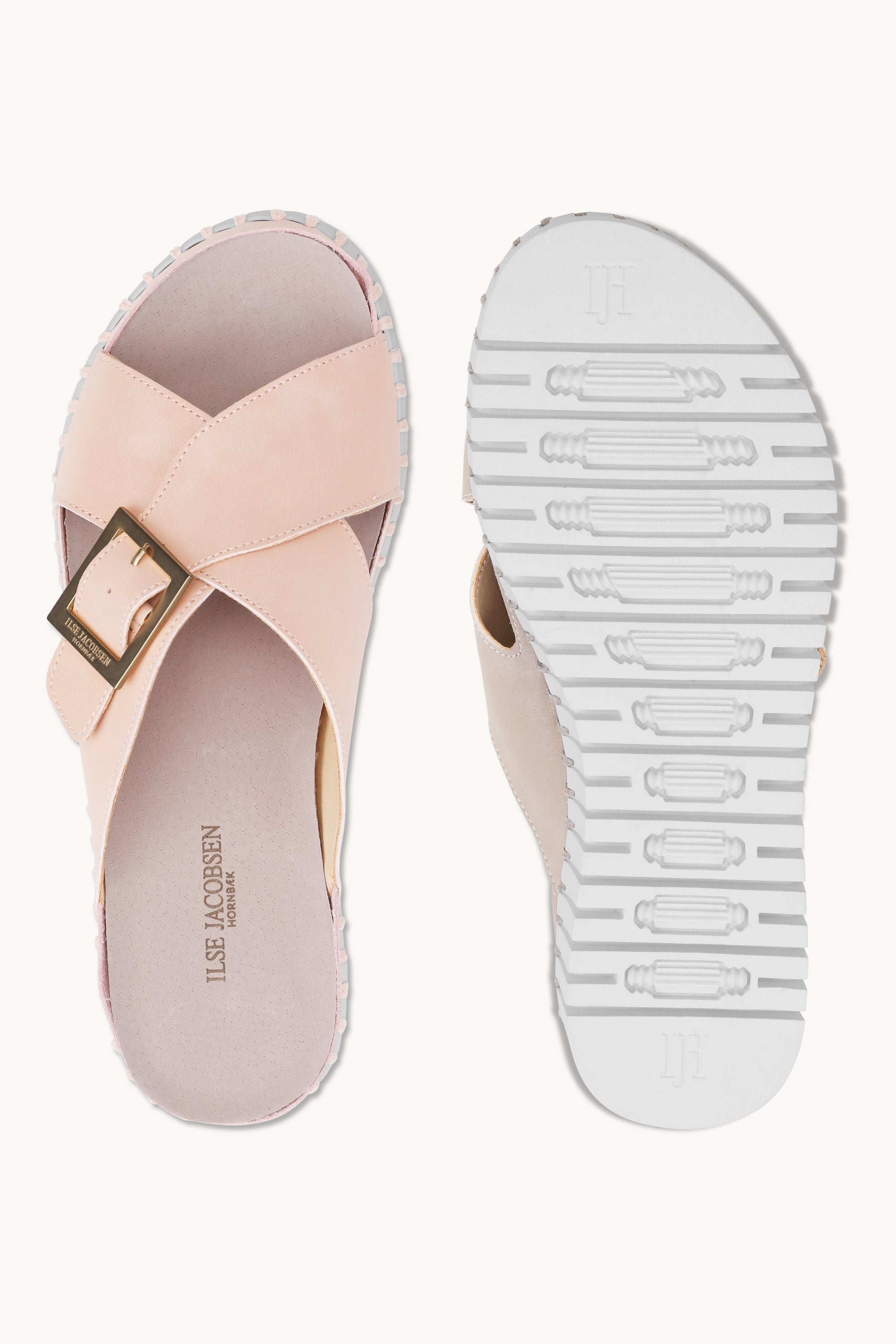 Sandaler Crossover - Adobe Rose White