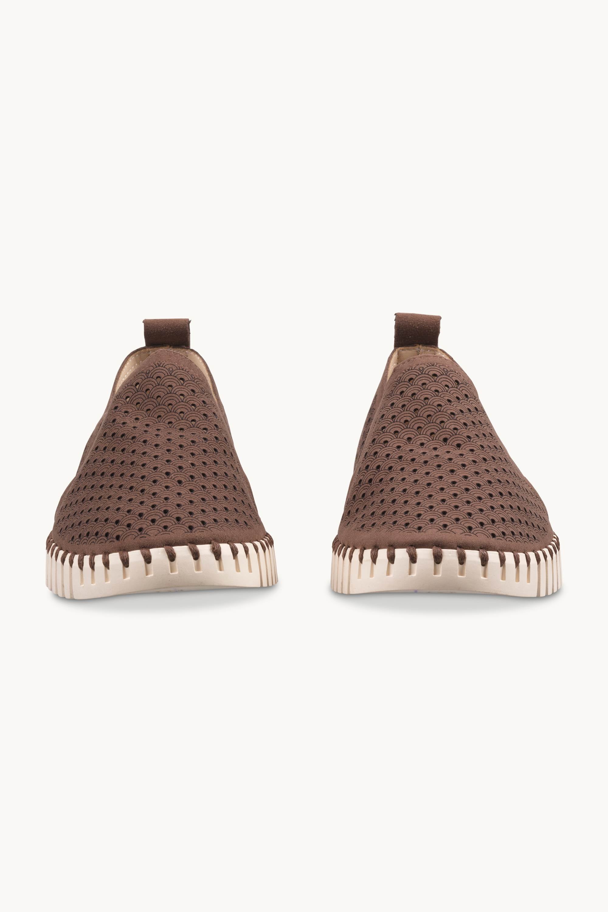 Komfortable Herresko - Brown Pearled Ivory