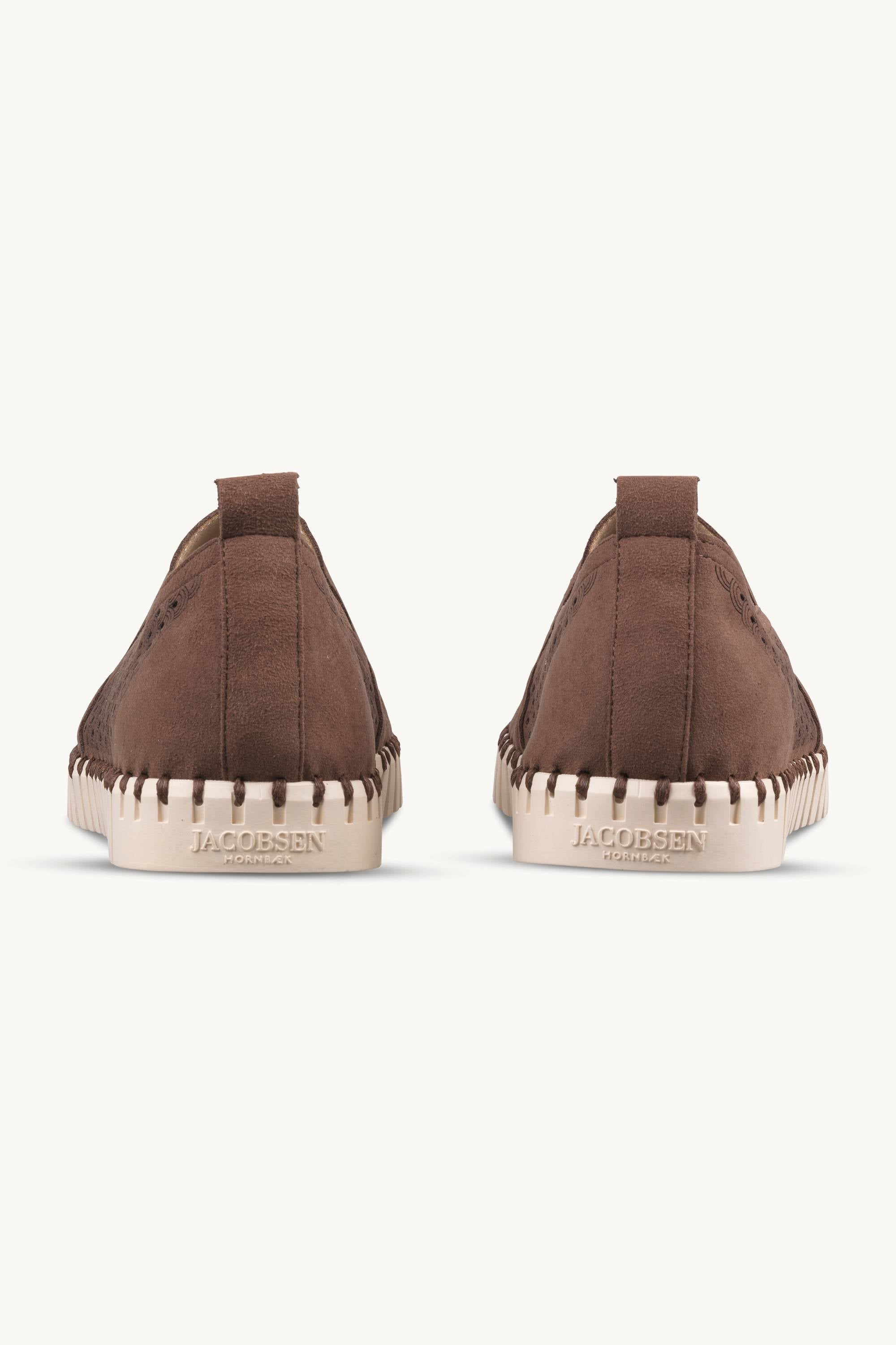 Komfortable Herresko - Brown Pearled Ivory