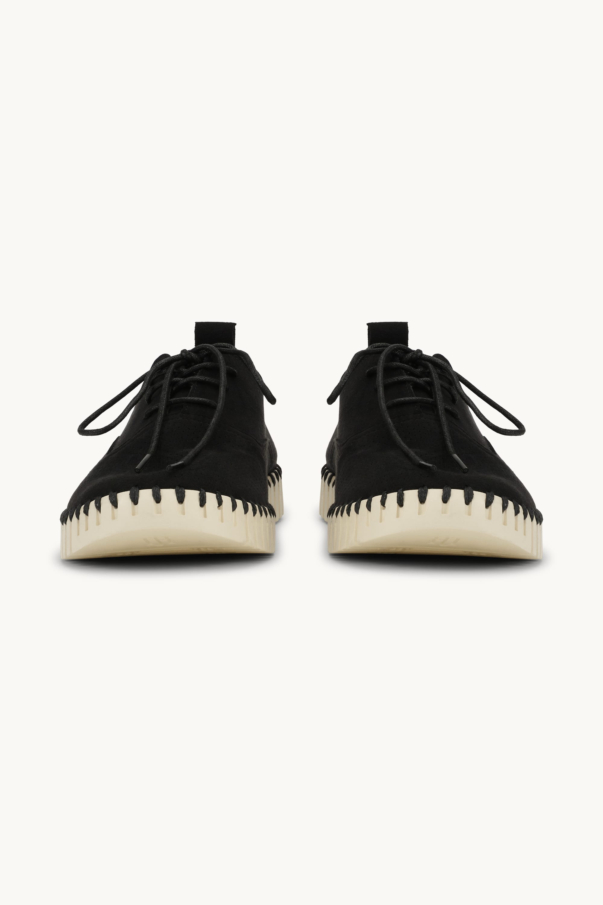 Herresko Med Lisser - Black Pearled Ivory