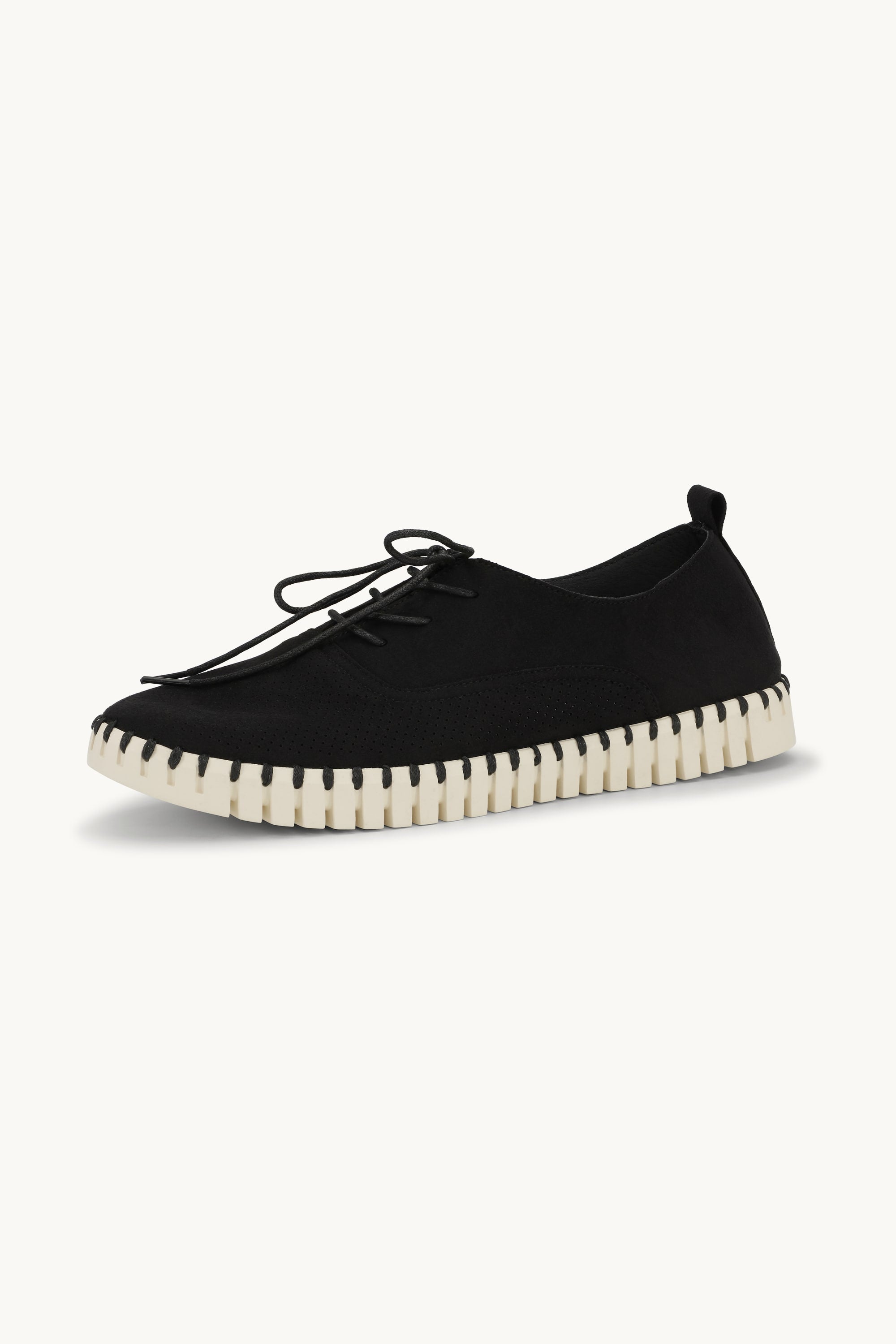 Herresko Med Lisser - Black Pearled Ivory