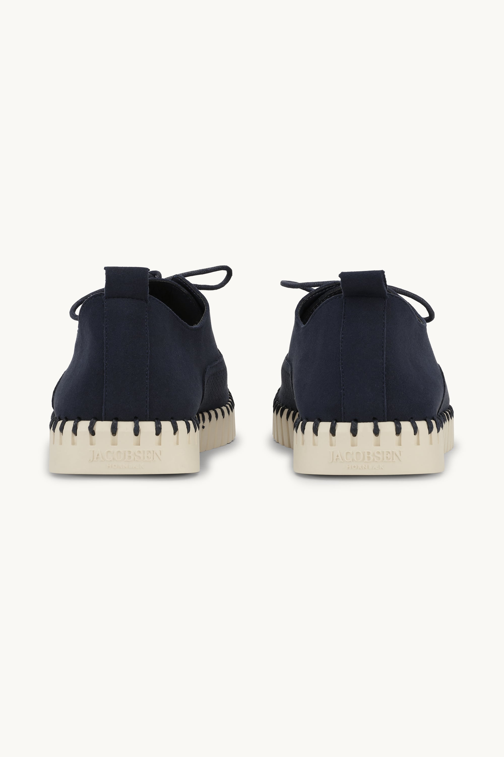 Herresko Med Lisser - Dark Indigo Pearled Ivory