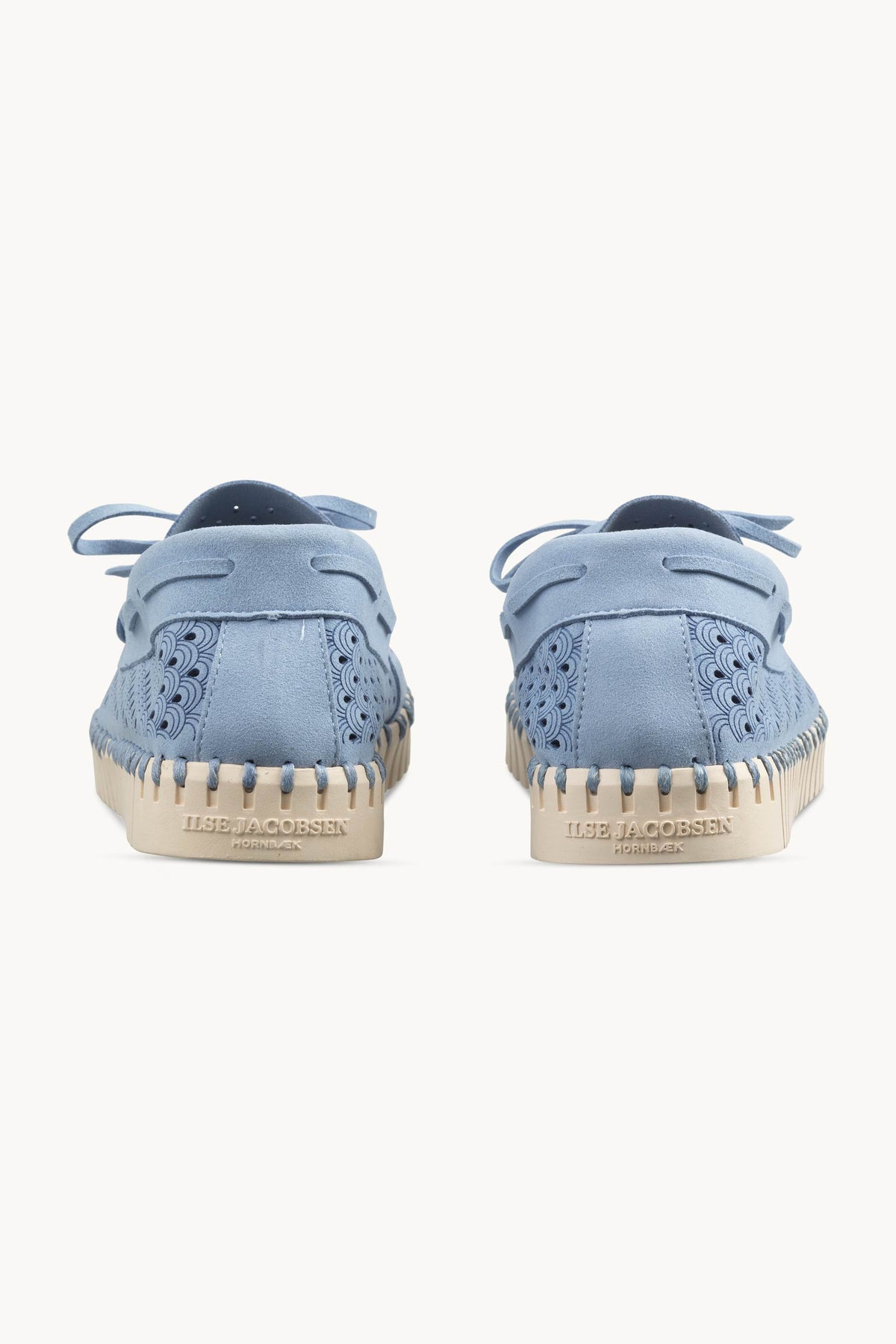 Tulip Sailor Shoe - Cornflower Pearled Ivory