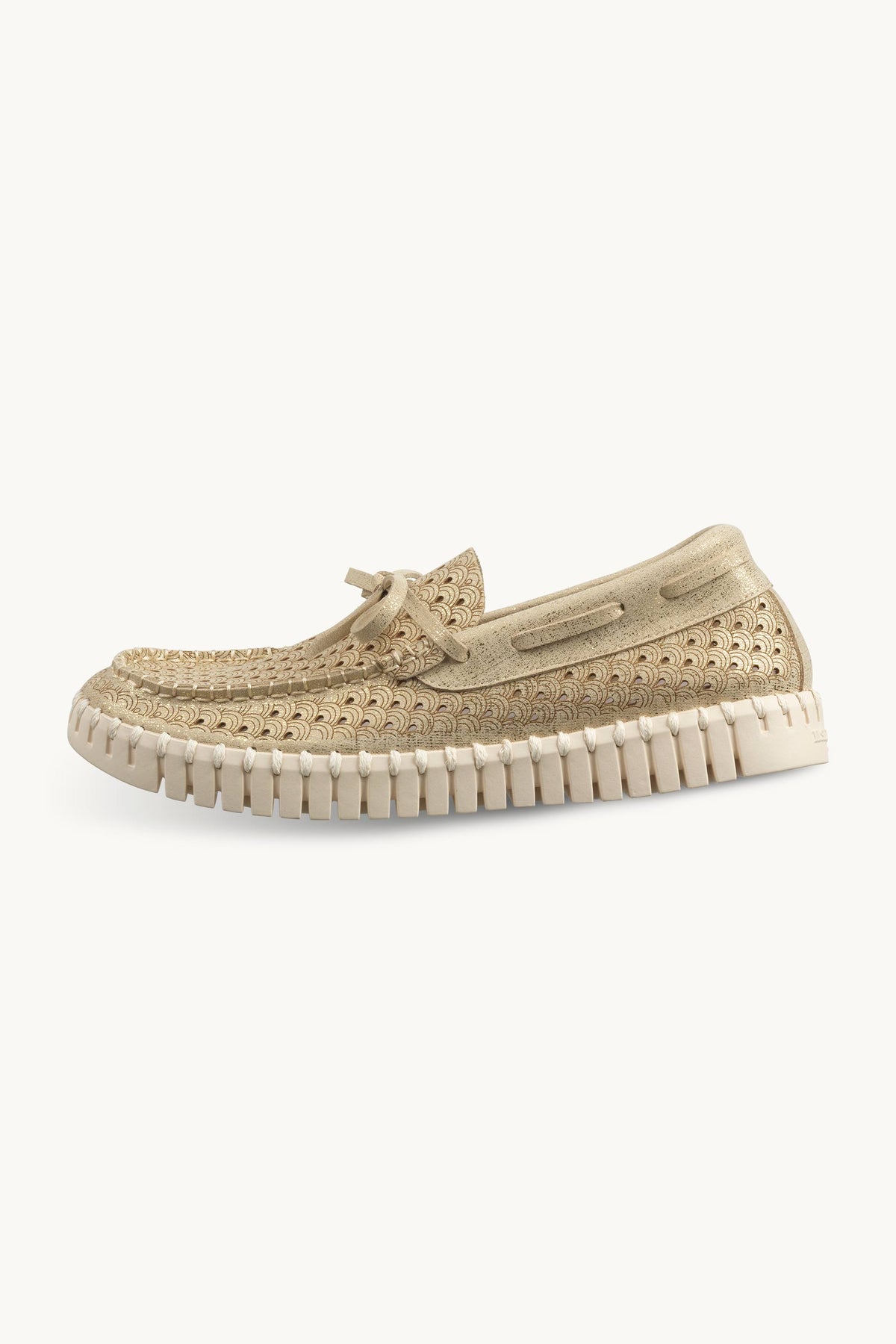 Tulip Sailor Shoe Glitter - Platin Pearled Ivory