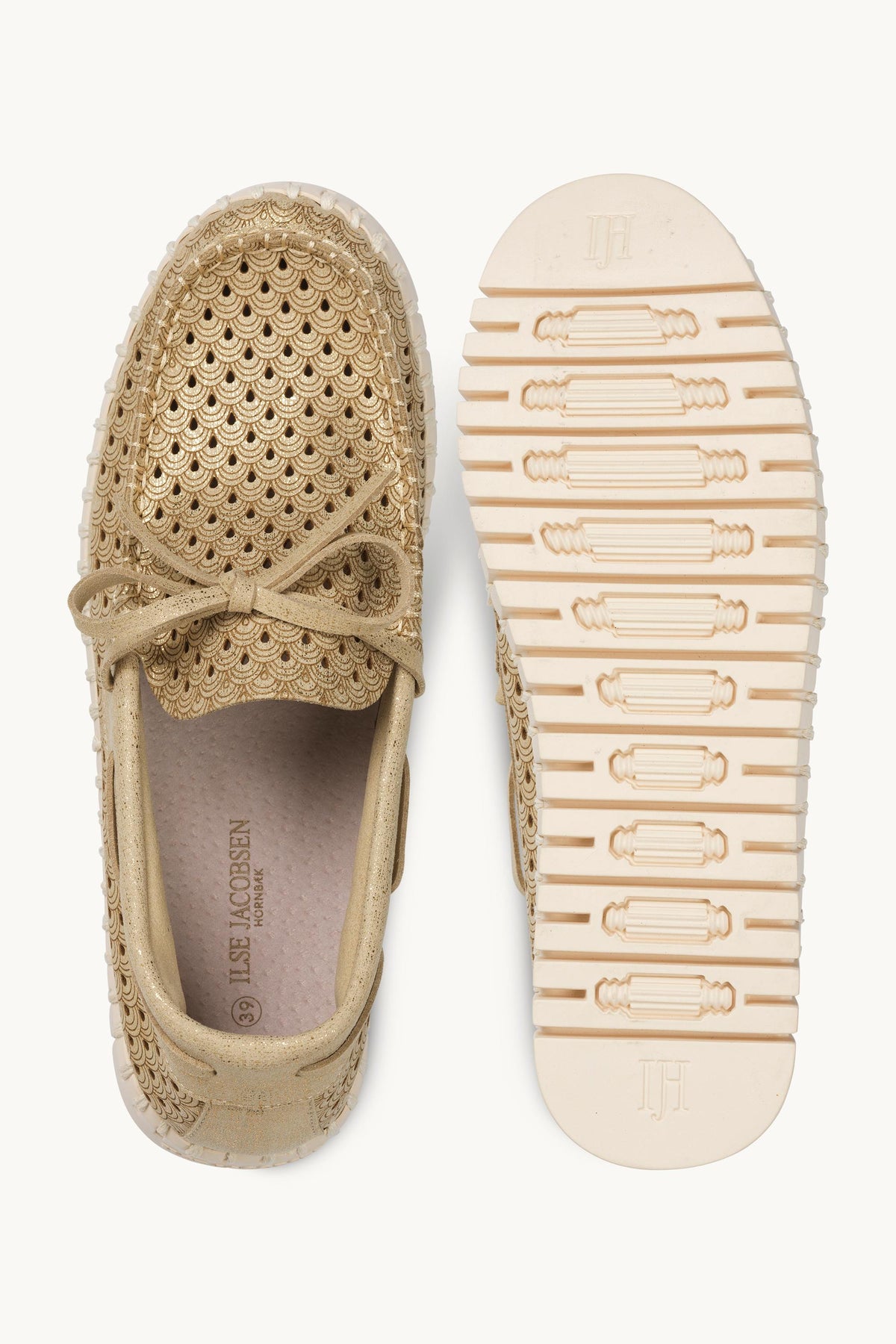 Tulip Sailor Shoe Glitter - Platin Pearled Ivory