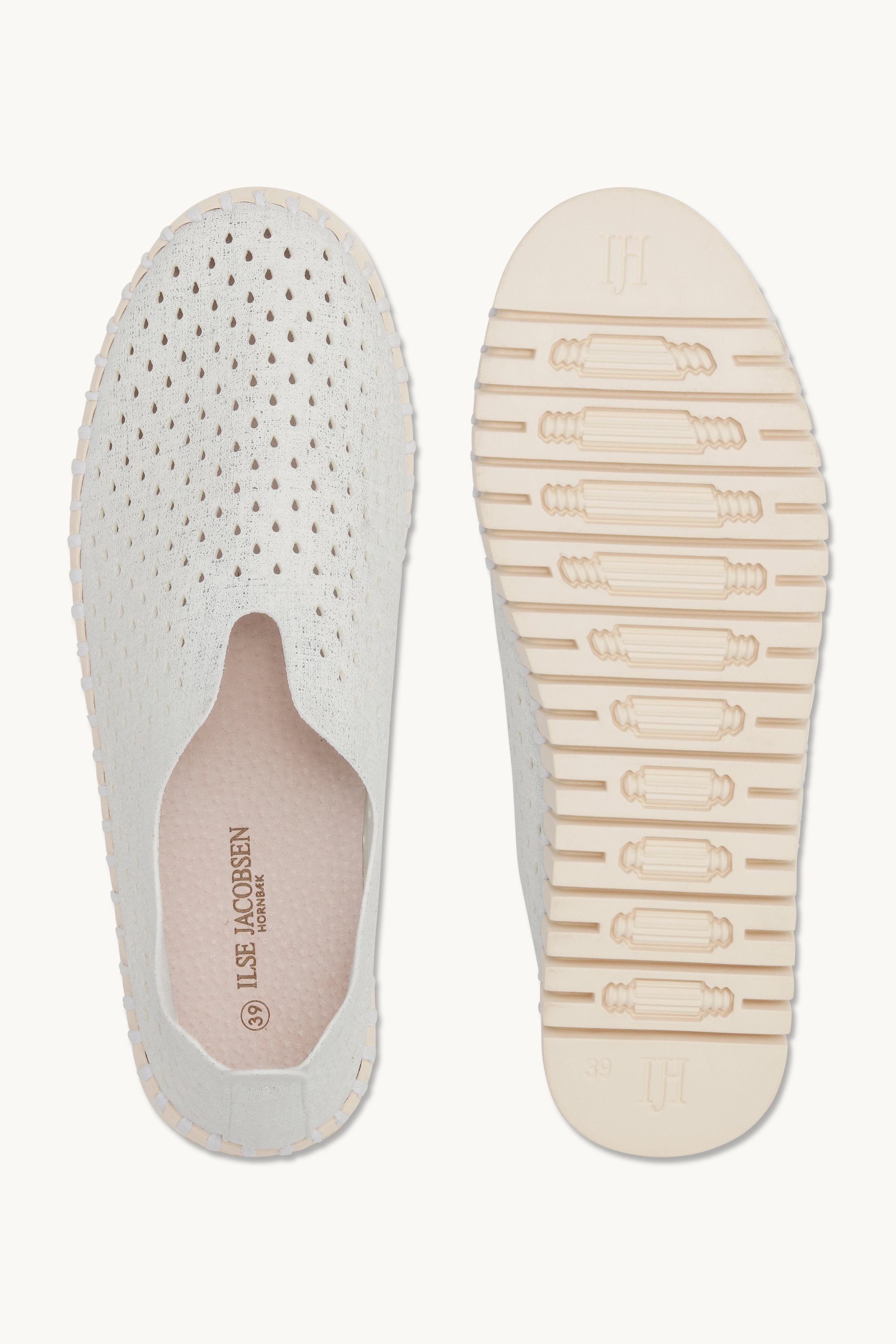 Tulip Glitter - White Pearled Ivory