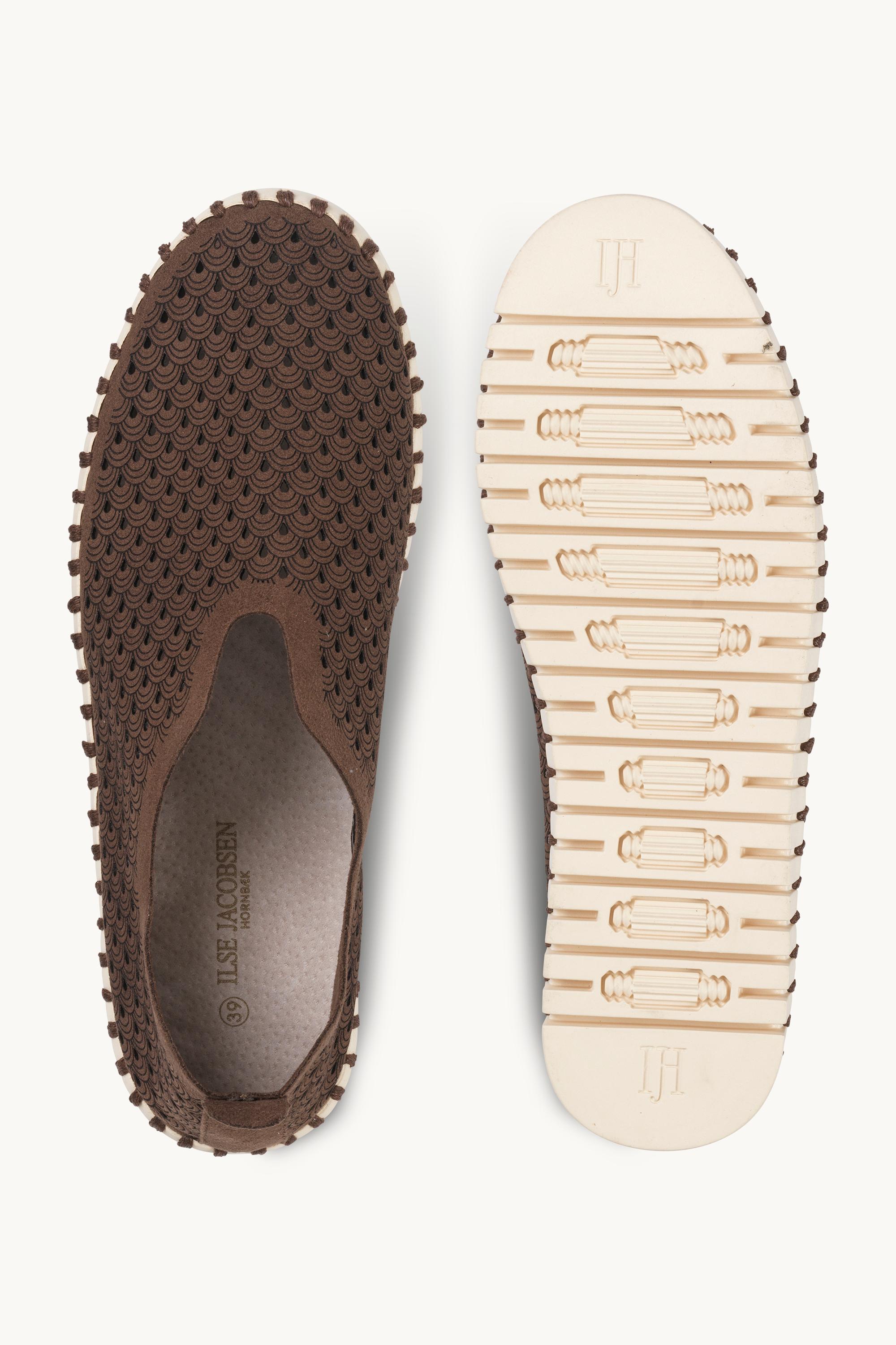 Tulip Sko - Brown Pearled Ivory