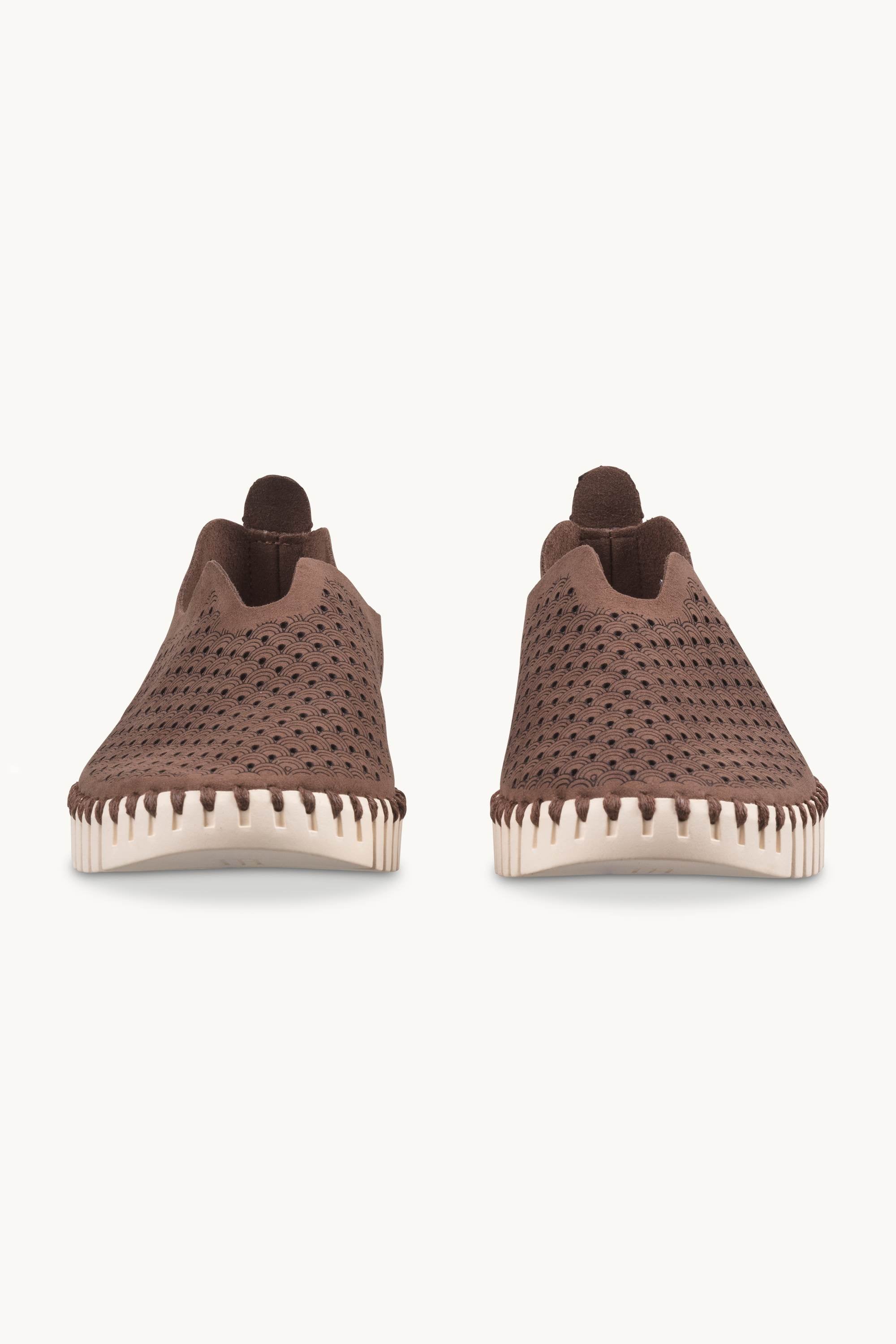 Tulip Sko - Brown Pearled Ivory