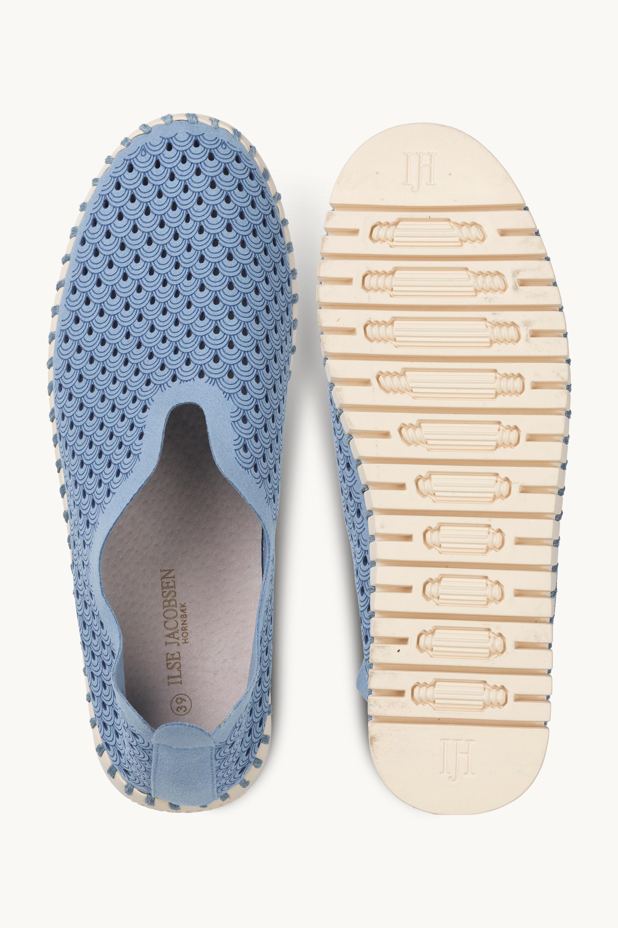 Tulip Sko - Cornflower Pearled Ivory