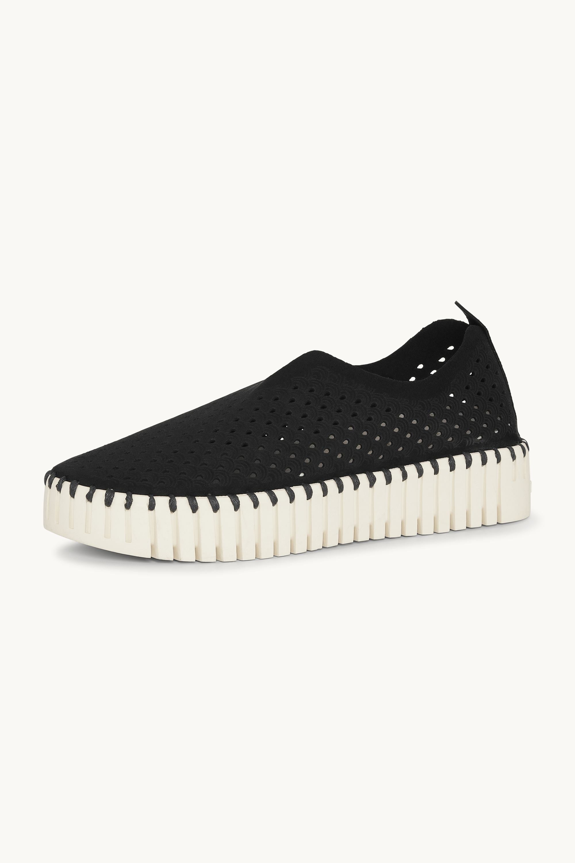 Platform Tulip Sko - Black