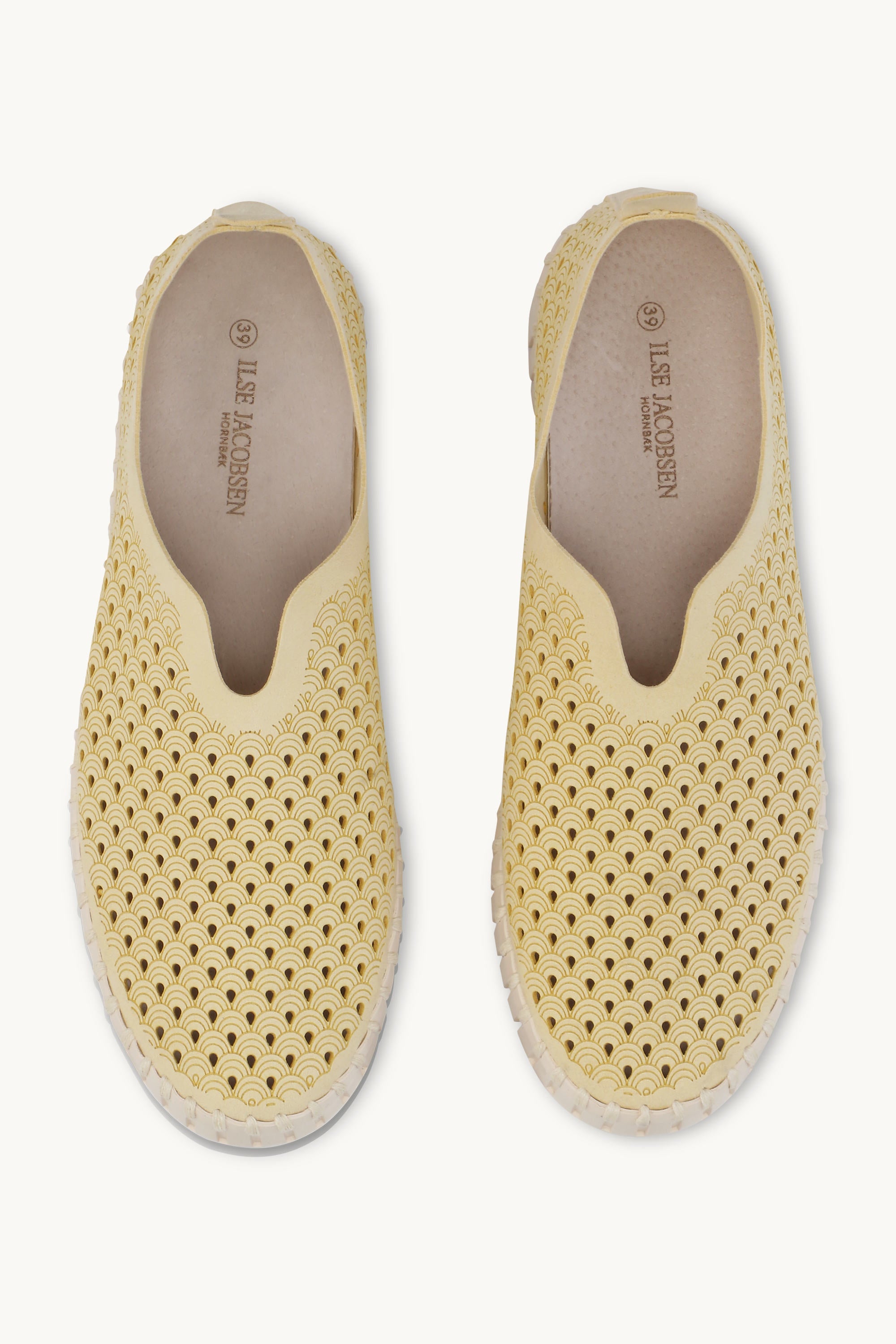 Platform Tulip Sko - Double Cream
