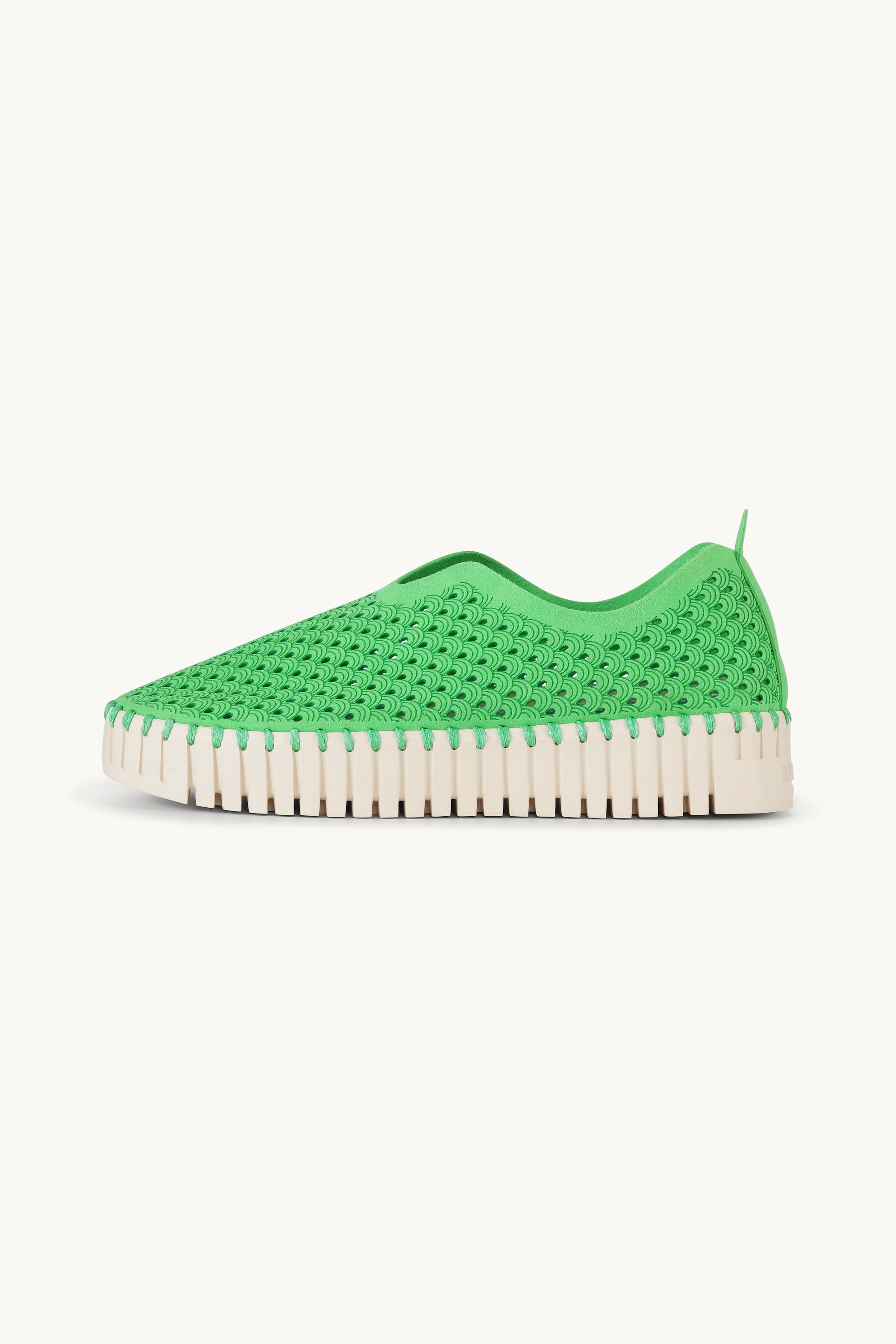 Platform Tulip Sko - Bright Green