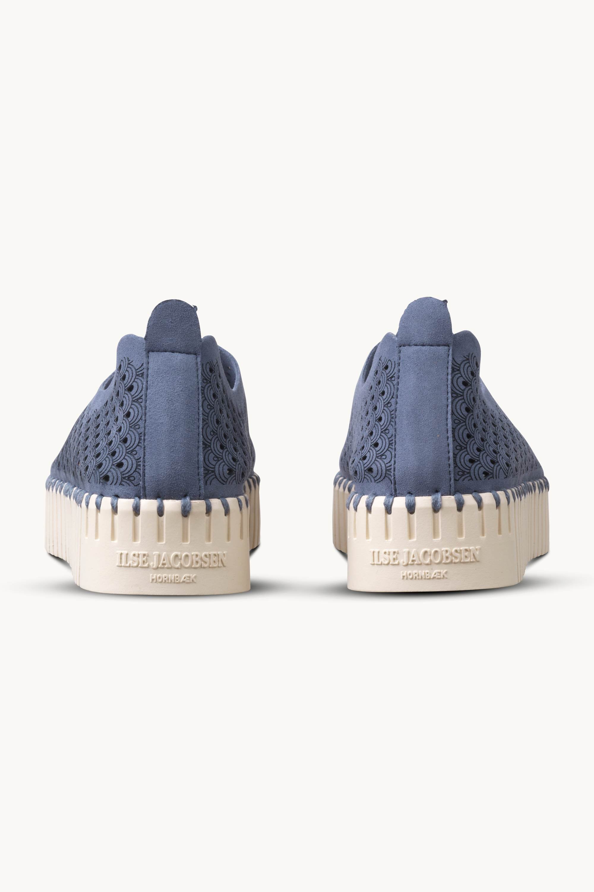 Platform Tulip Sko - Ombre Blue Pearled Ivory