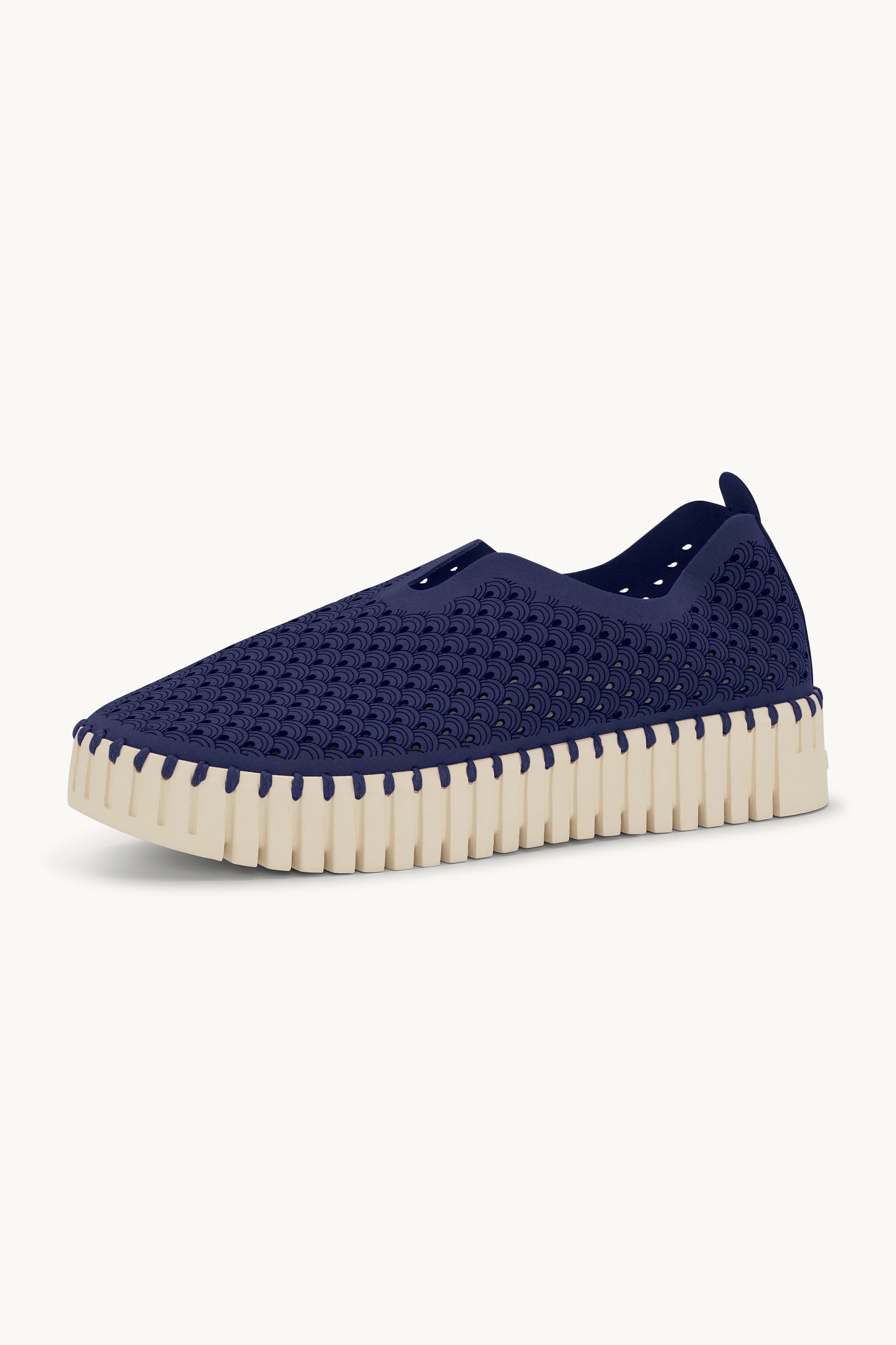 Platform Tulip Sko - Dark Indigo