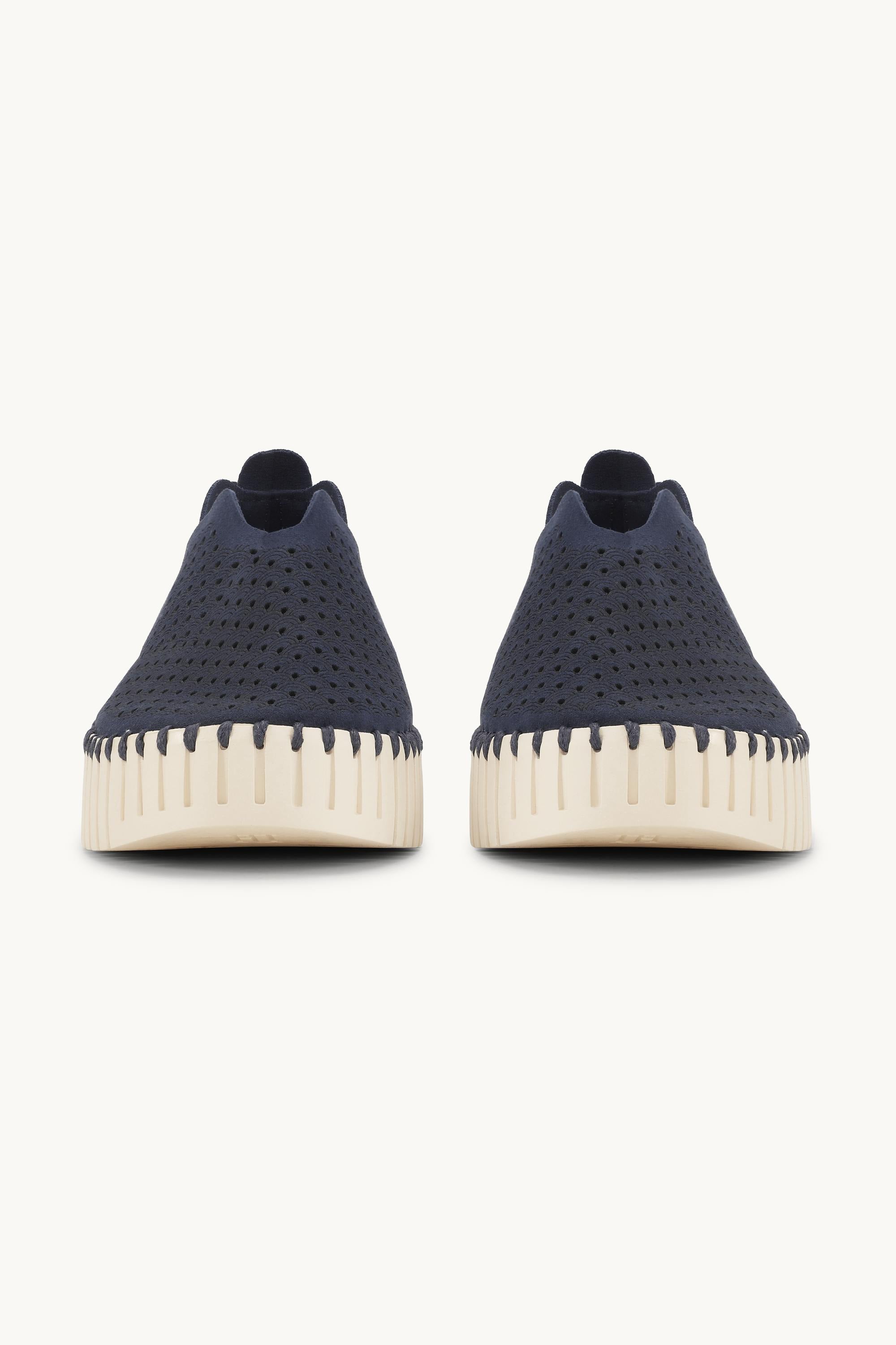 Platform Tulip Sko - Dark Indigo