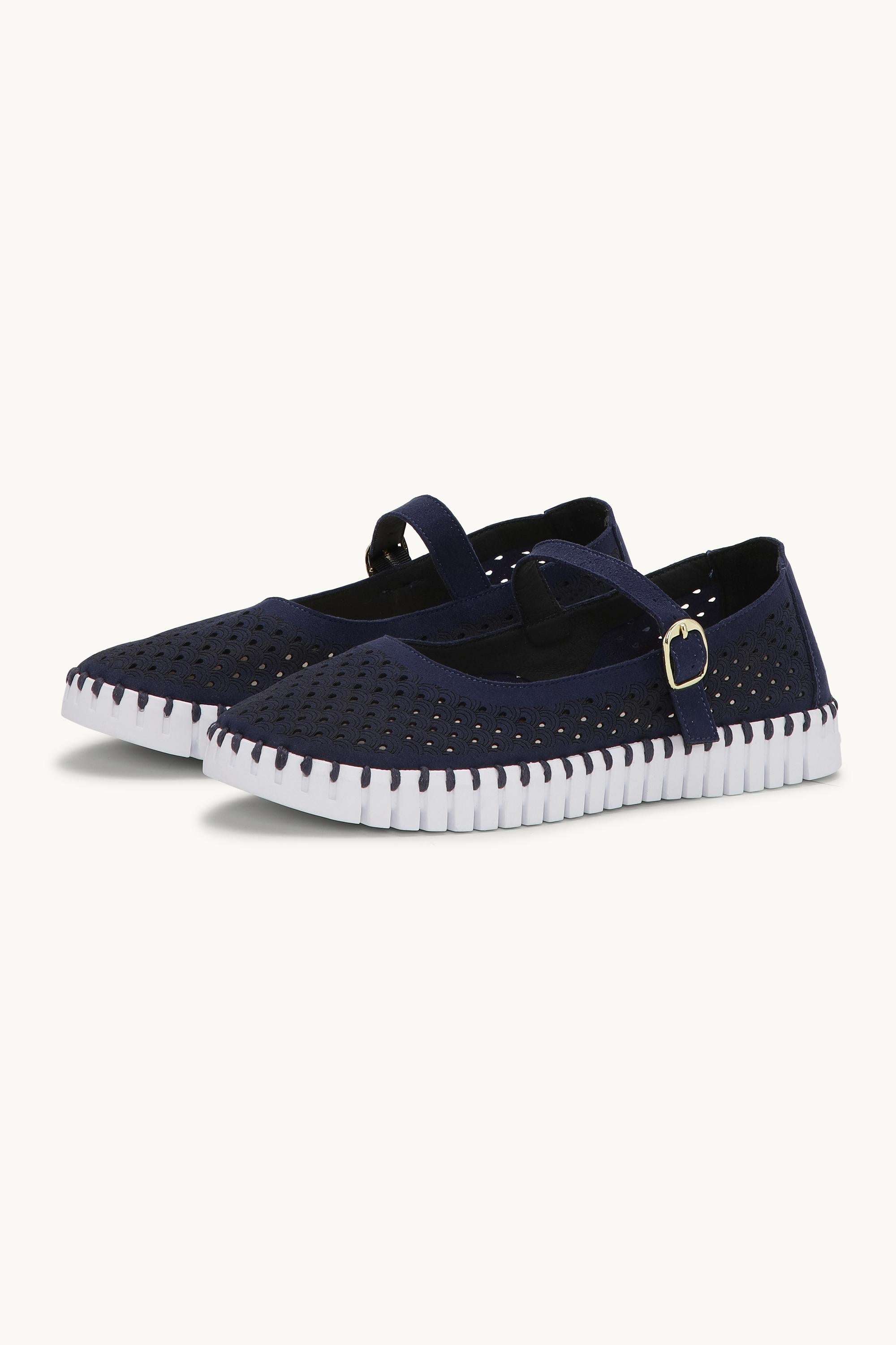 Ballerina - Dark Indigo White