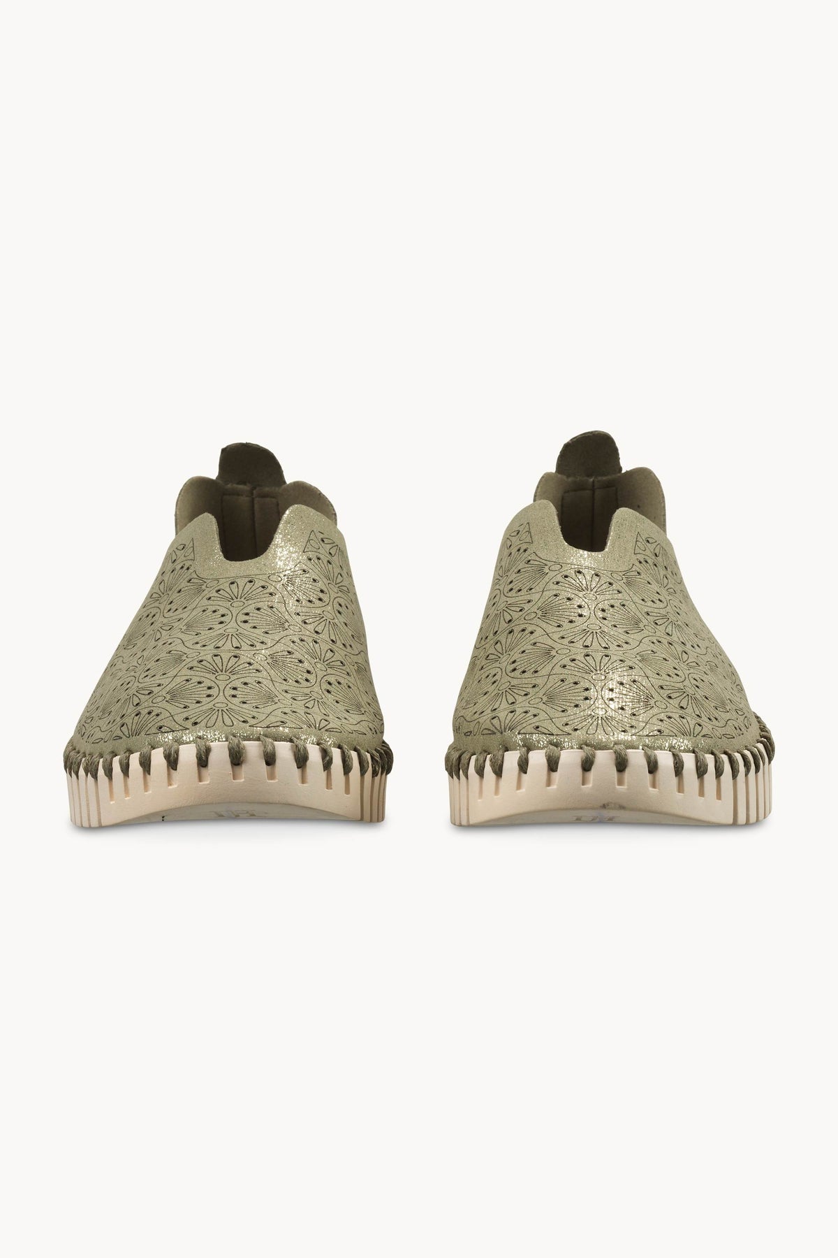 Tulip Organic Flat Glitter - Army Pearled Ivory
