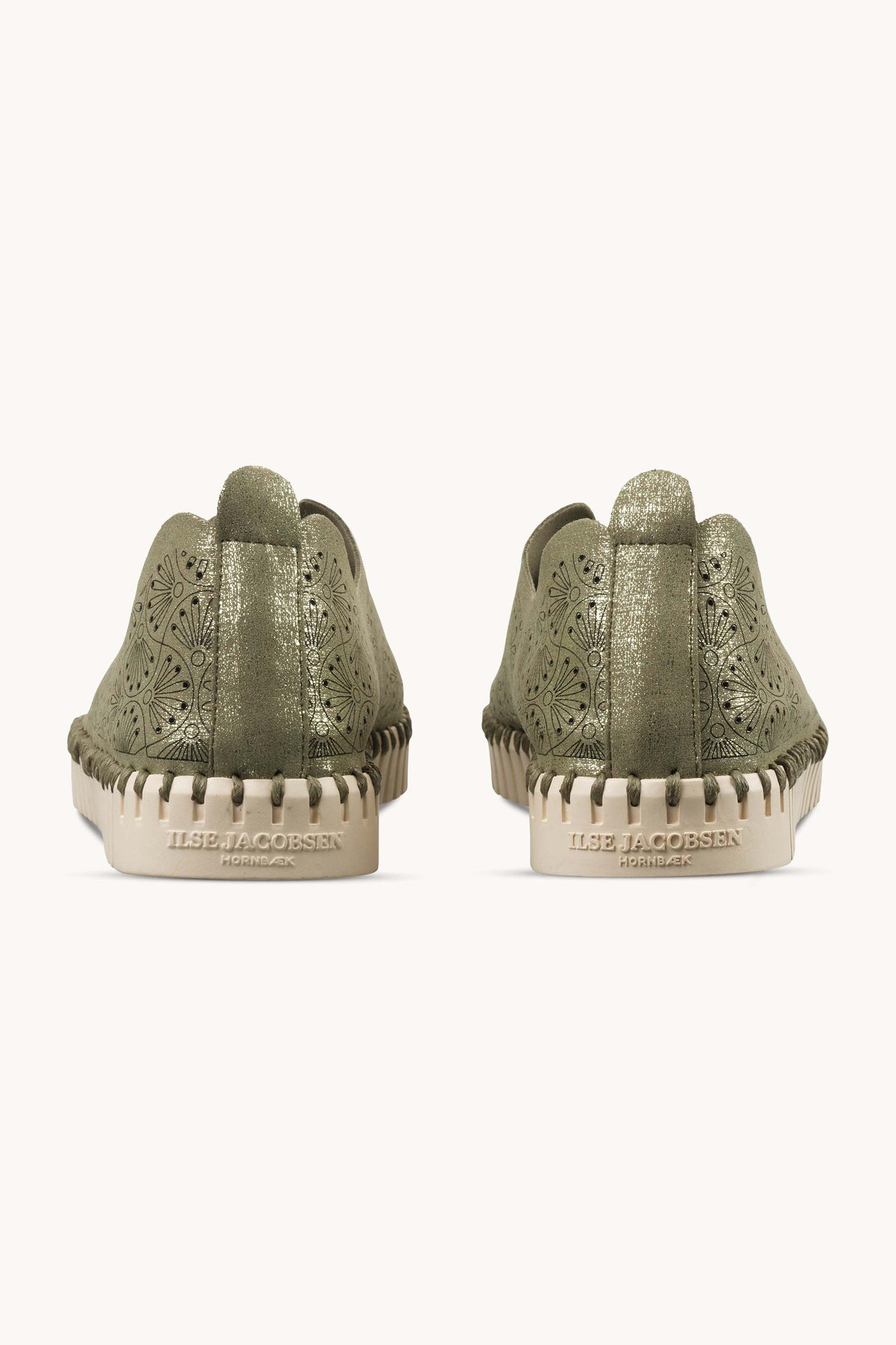 Tulip Organic Flat Glitter - Army Pearled Ivory