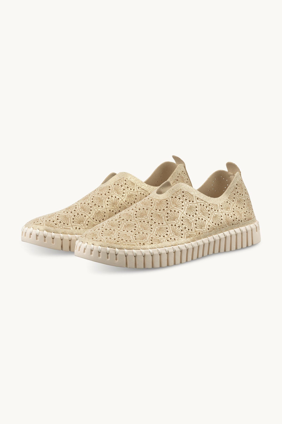 Tulip Organic Flat Glitter - Platin Pearled Ivory