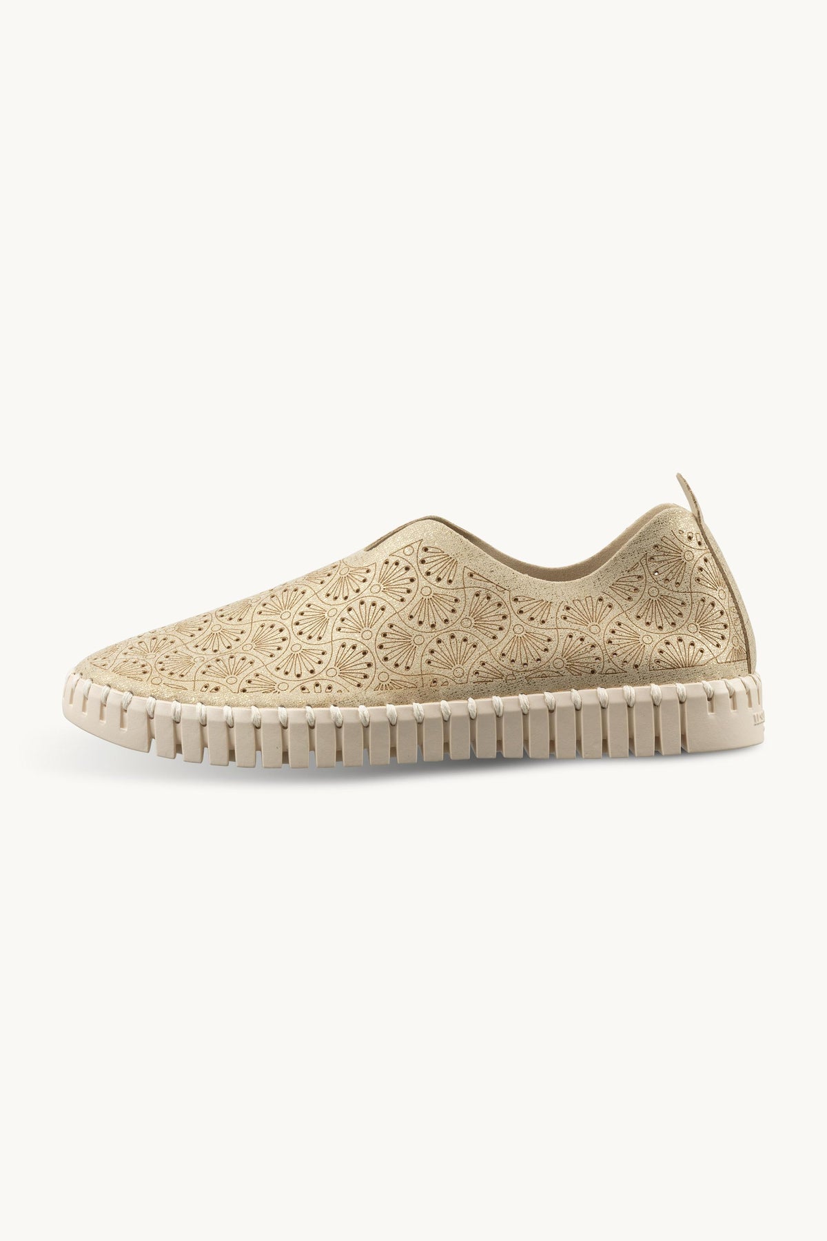 Tulip Organic Flat Glitter - Platin Pearled Ivory