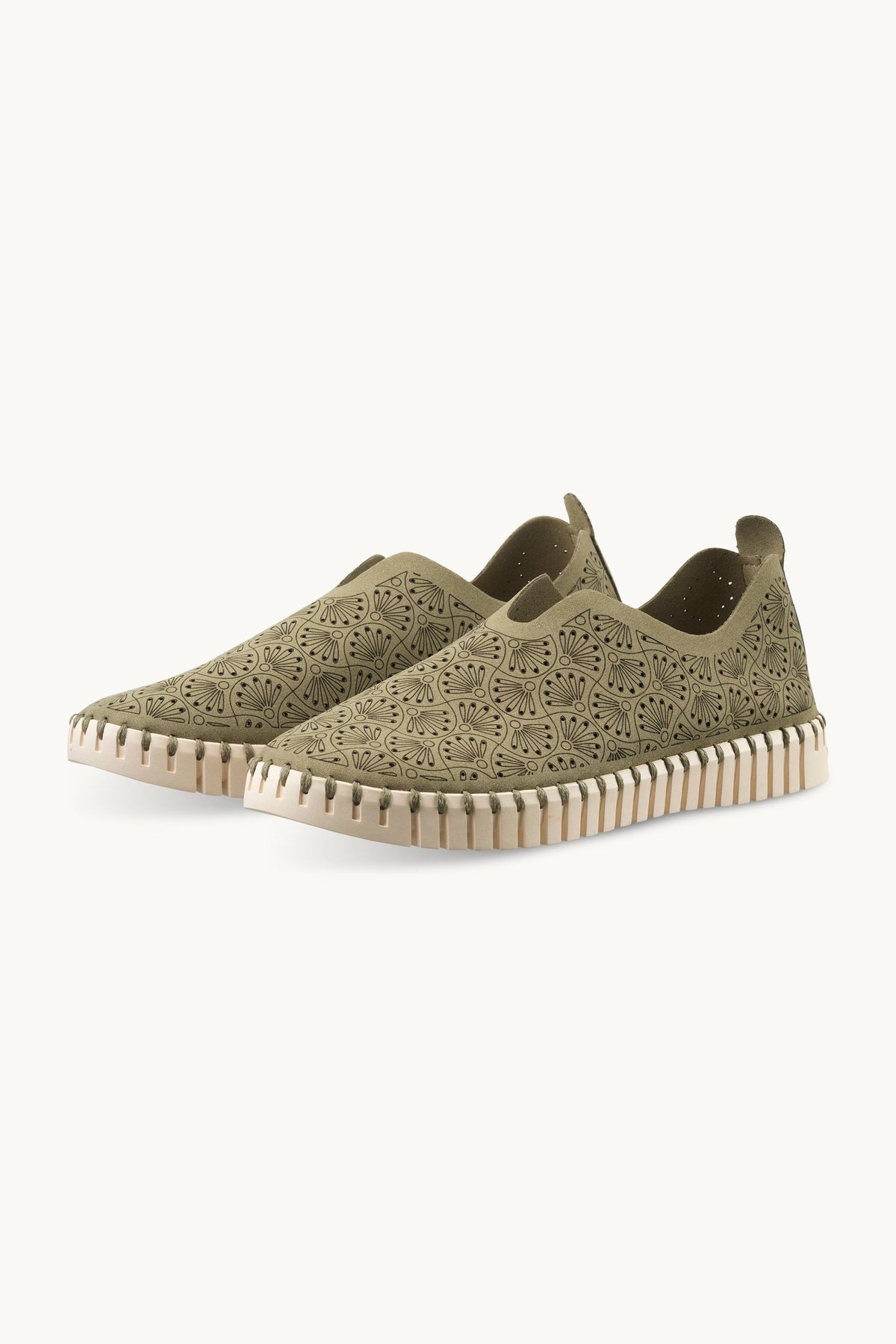 Tulip Organic Flat - Army Pearled Ivory