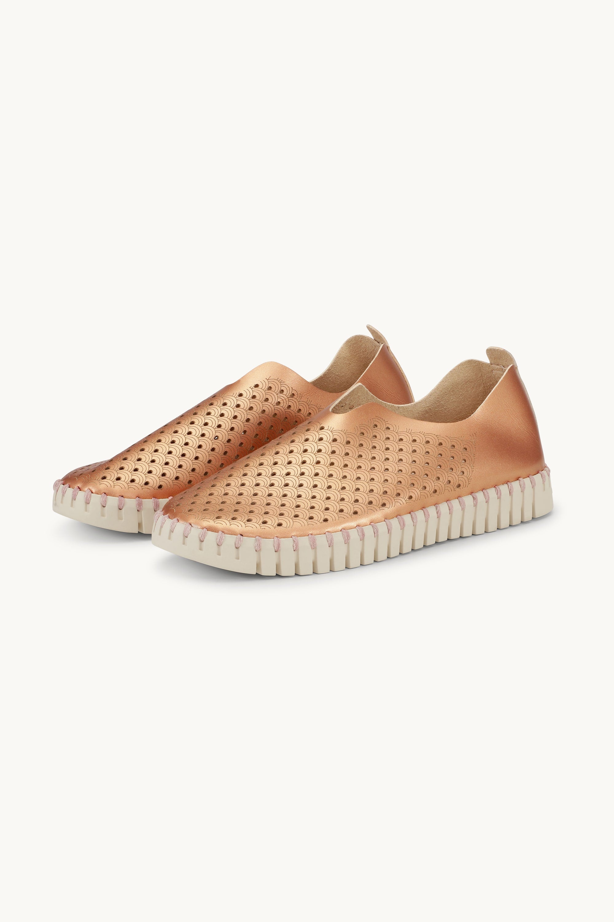 Tulip Sko Metallic - Rose Gold