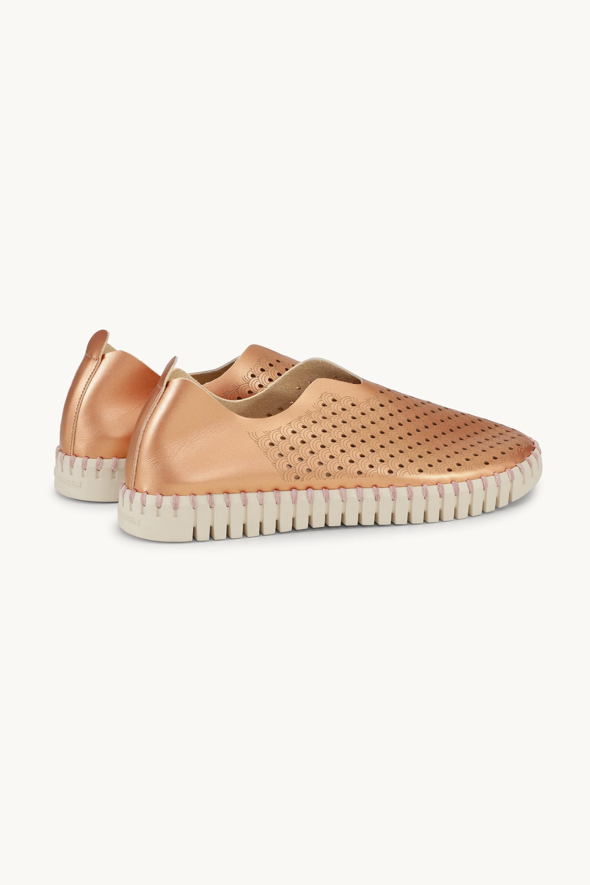 Tulip Sko Metallic - Rose Gold