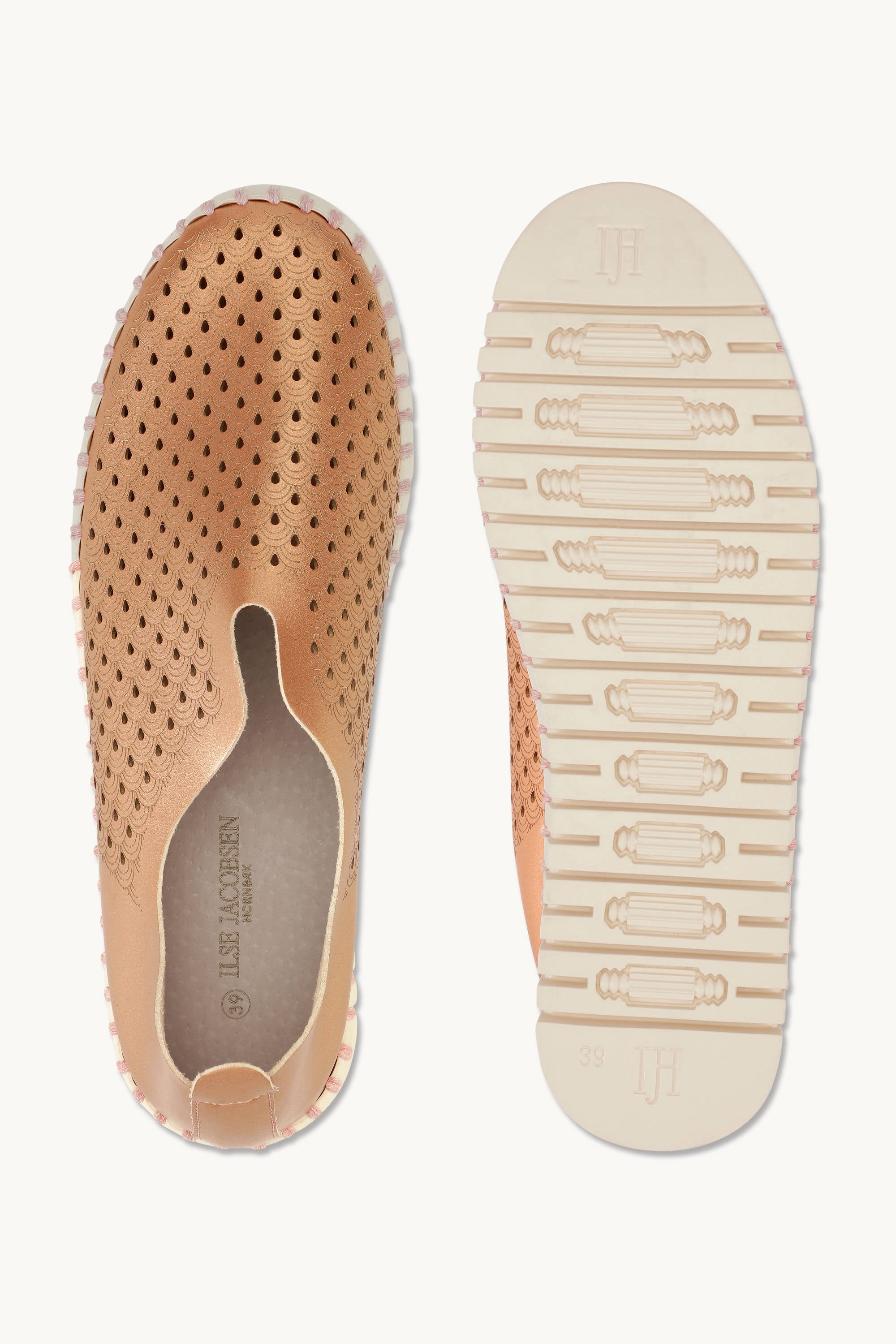 Tulip Sko Metallic - Rose Gold