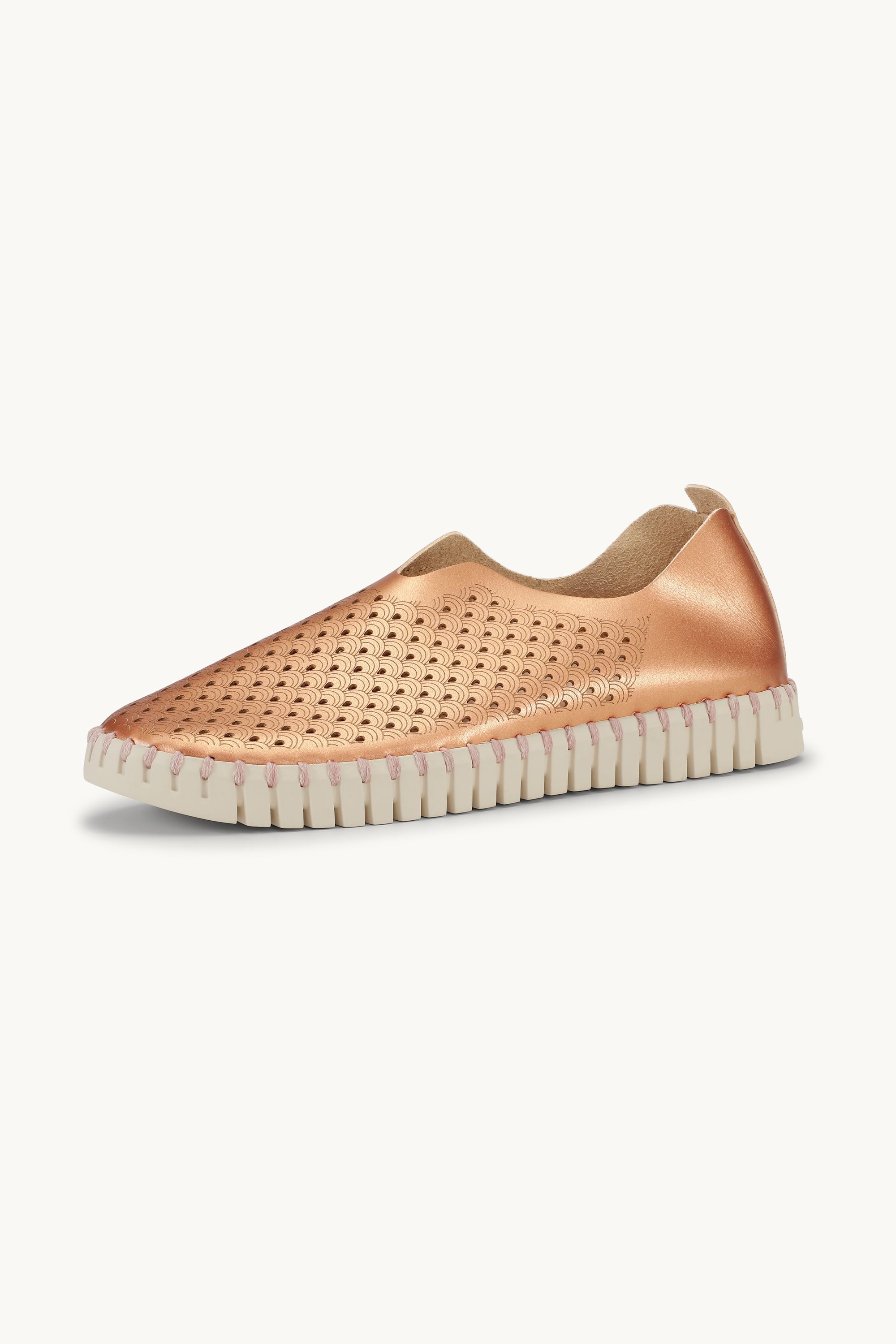 Tulip Sko Metallic - Rose Gold
