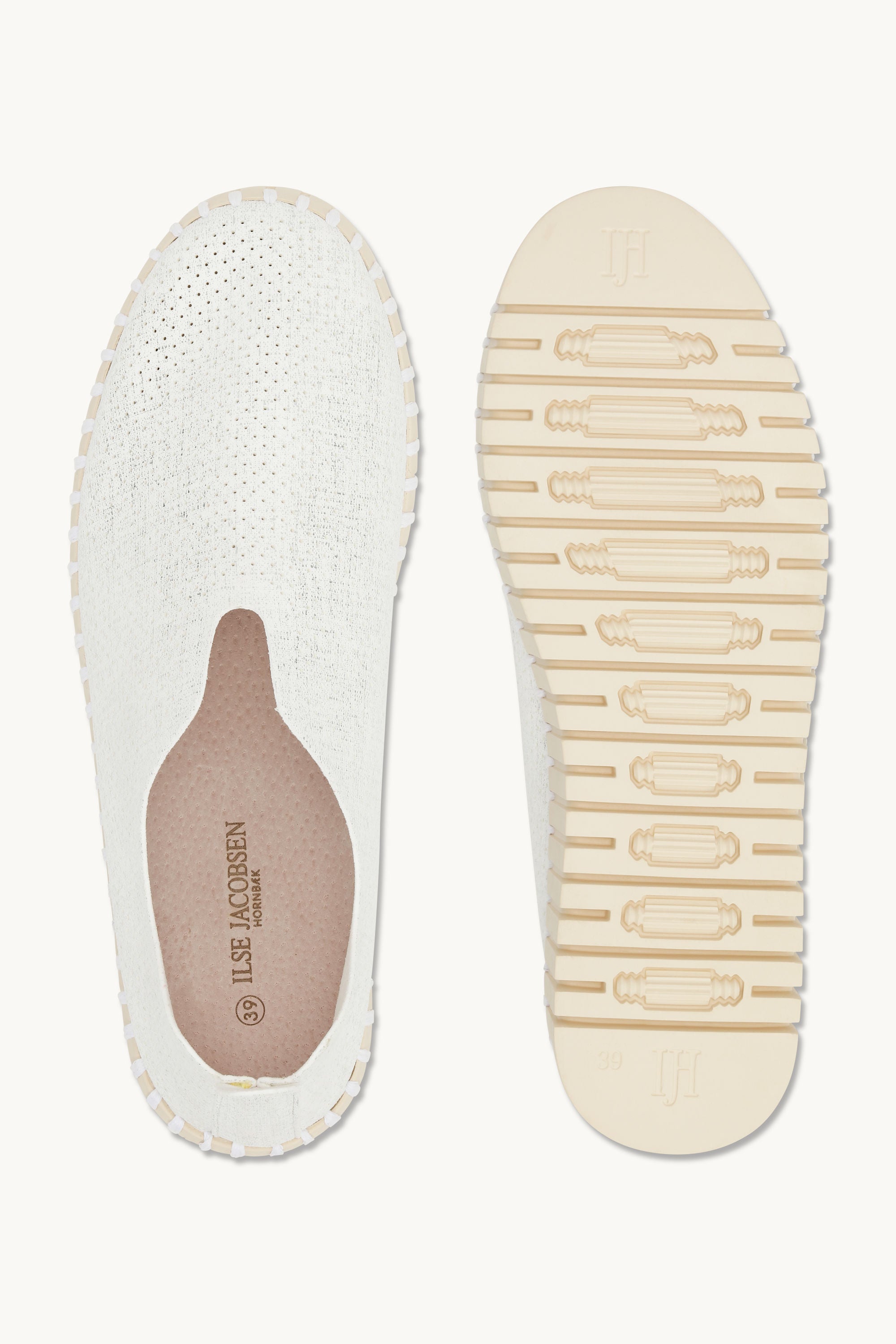 Tulip Platåsko Glitter - White Pearled Ivory