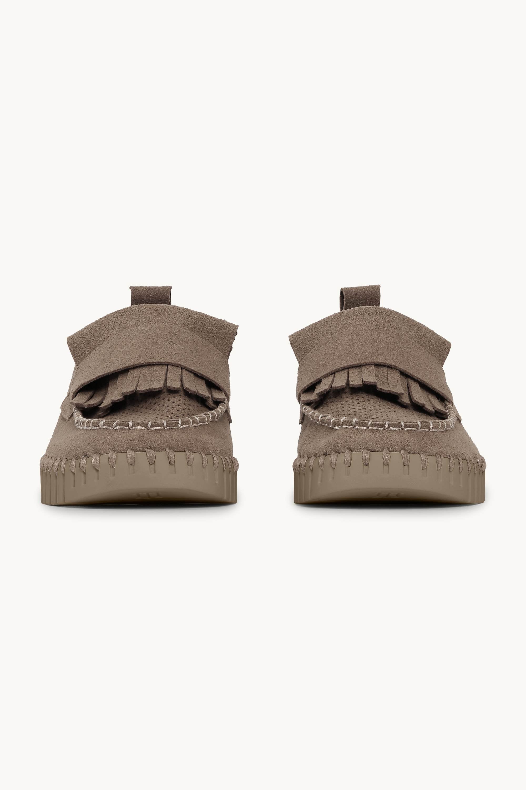 Tulip Fringe Loafer - Falcon Falcon