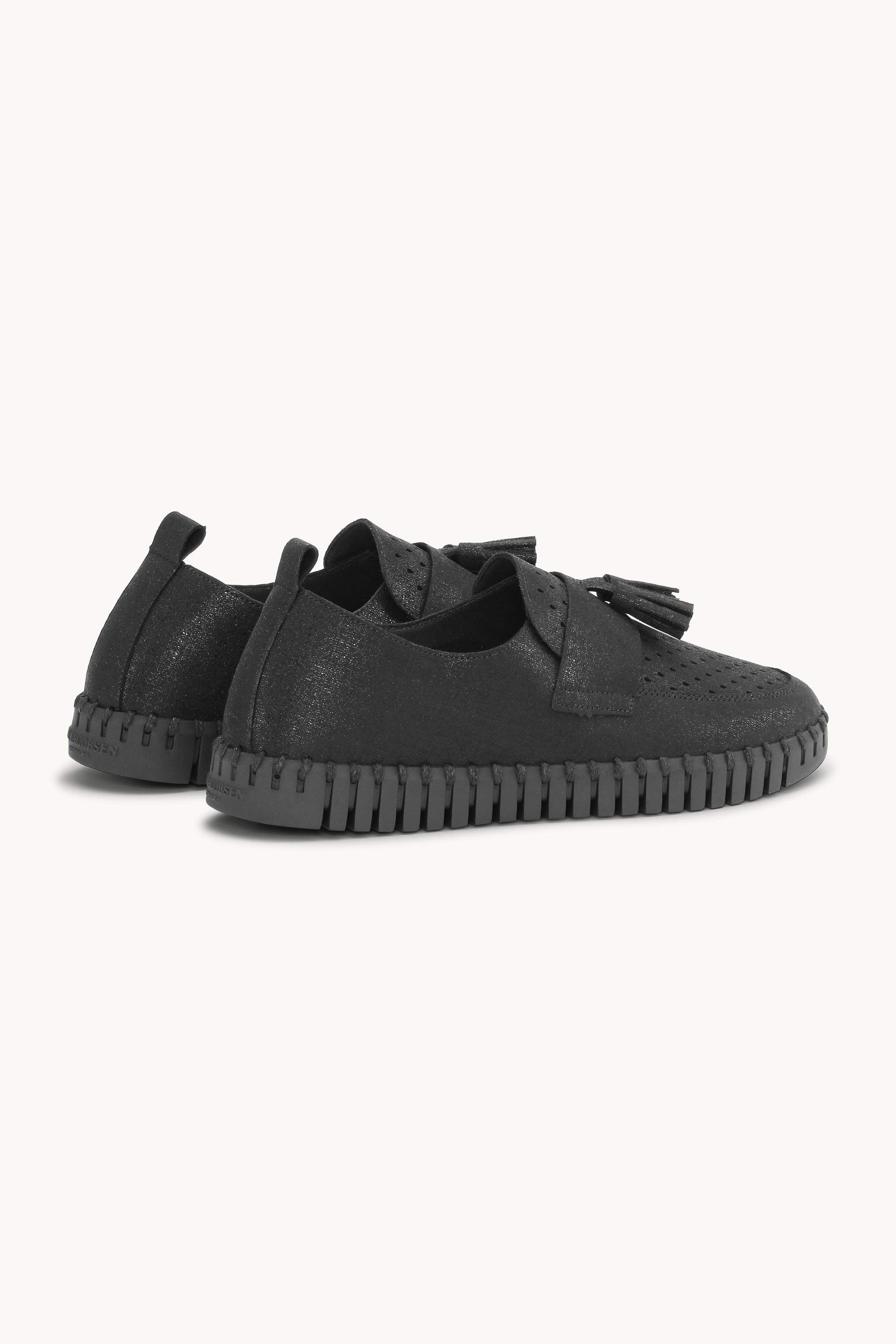 Tulip Loafer Tassel - Black Black