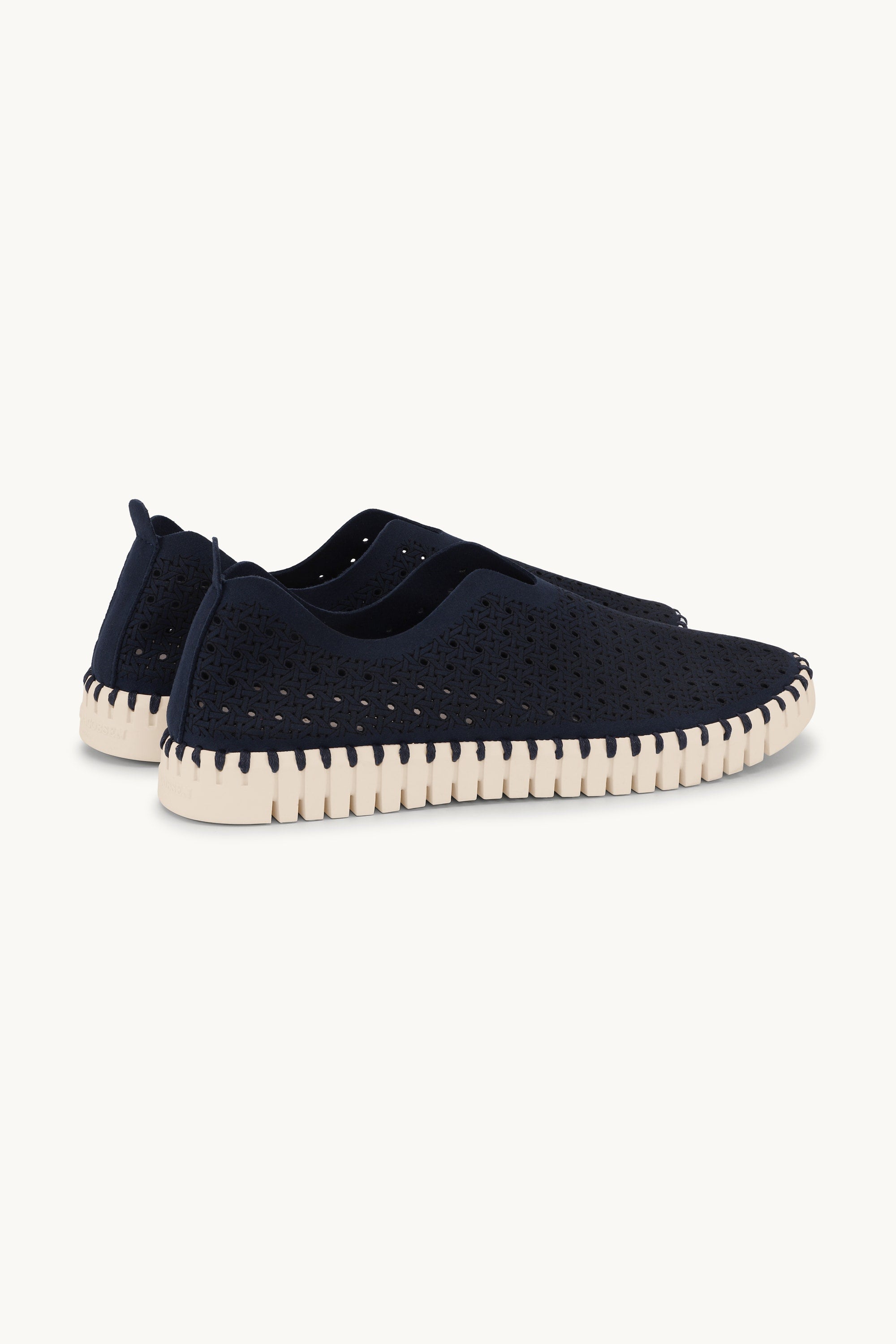 Tulip Sko - Dark Indigo Pearled Ivory