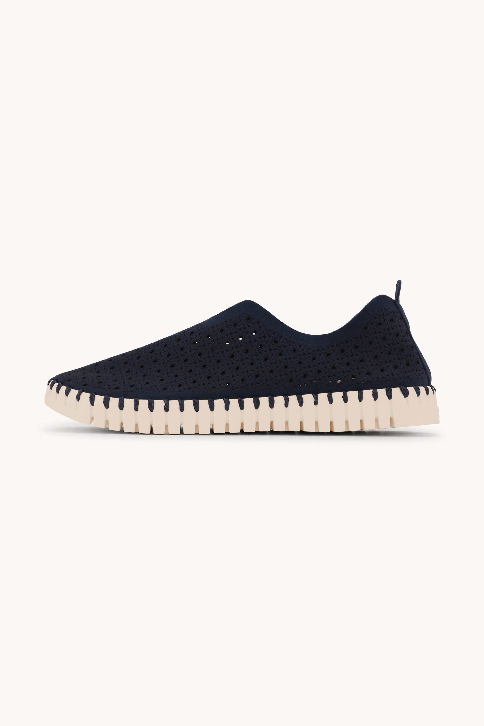 Tulip Sko - Dark Indigo Pearled Ivory