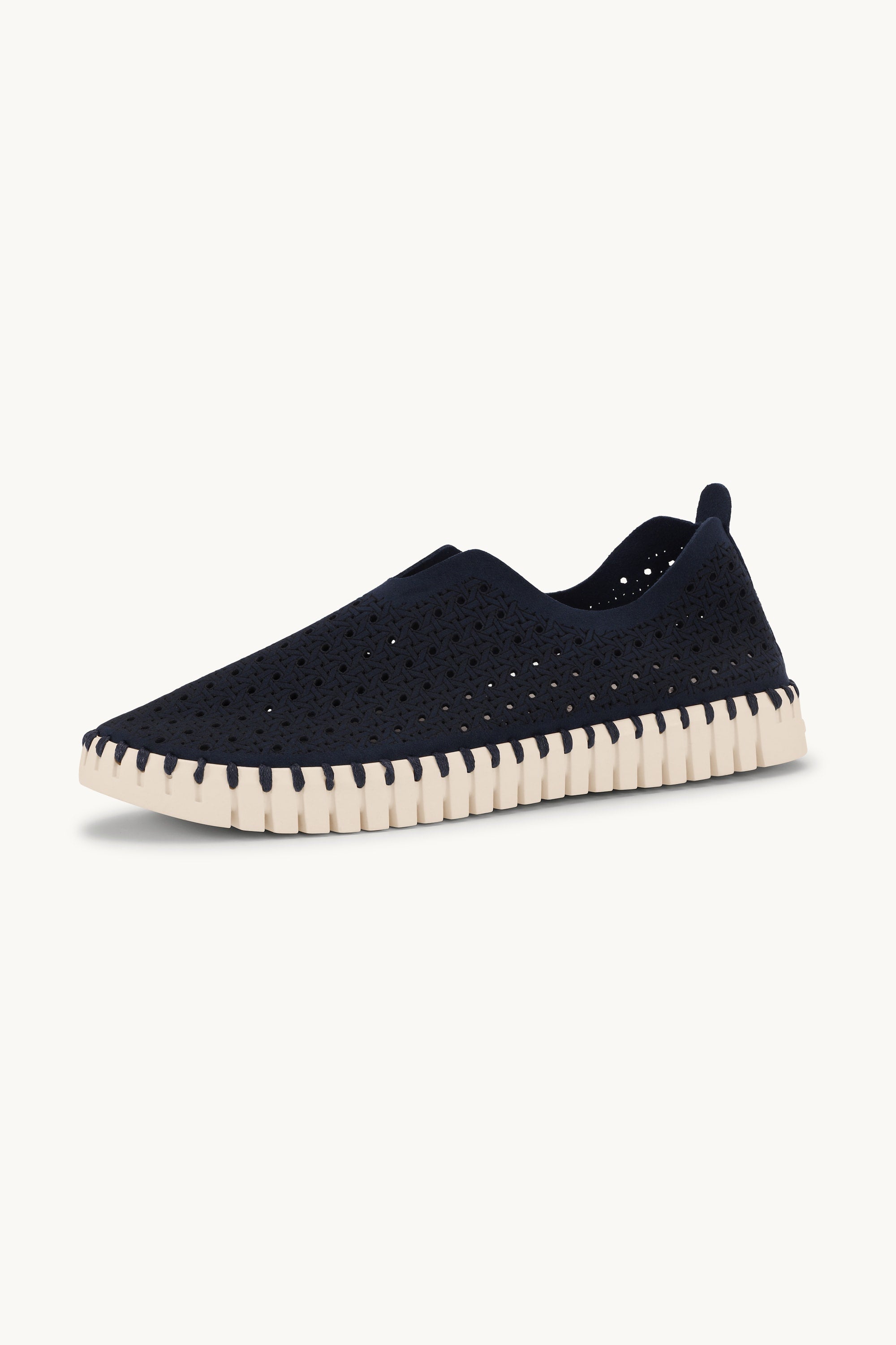 Tulip Sko - Dark Indigo Pearled Ivory