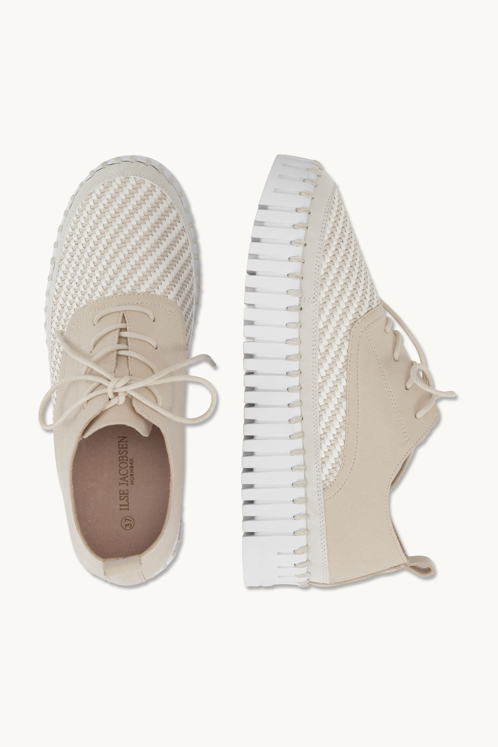 Tulip Sko Med Lisser - Kit White