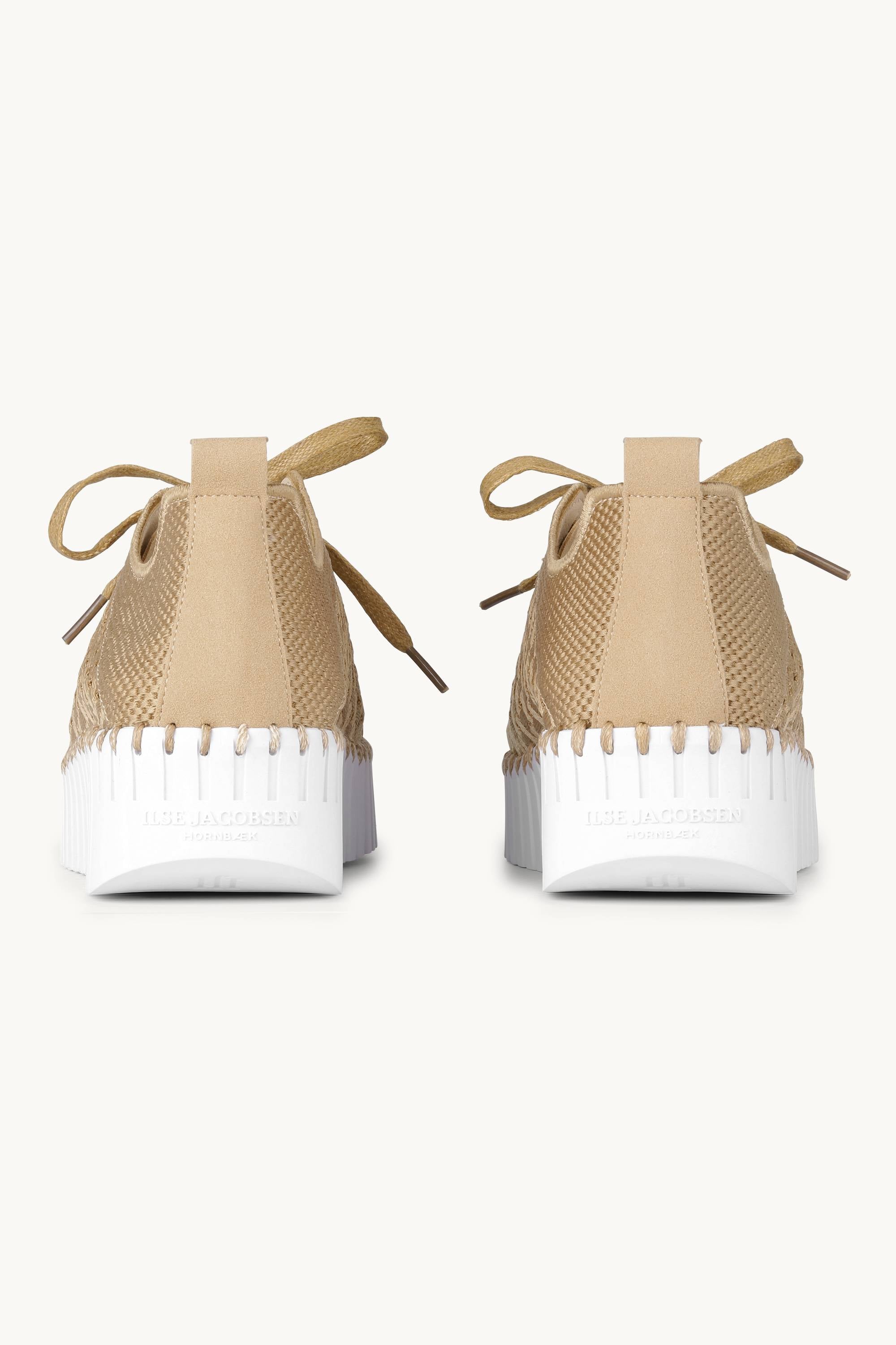 Tulip Sko Med Lisser - Latte White