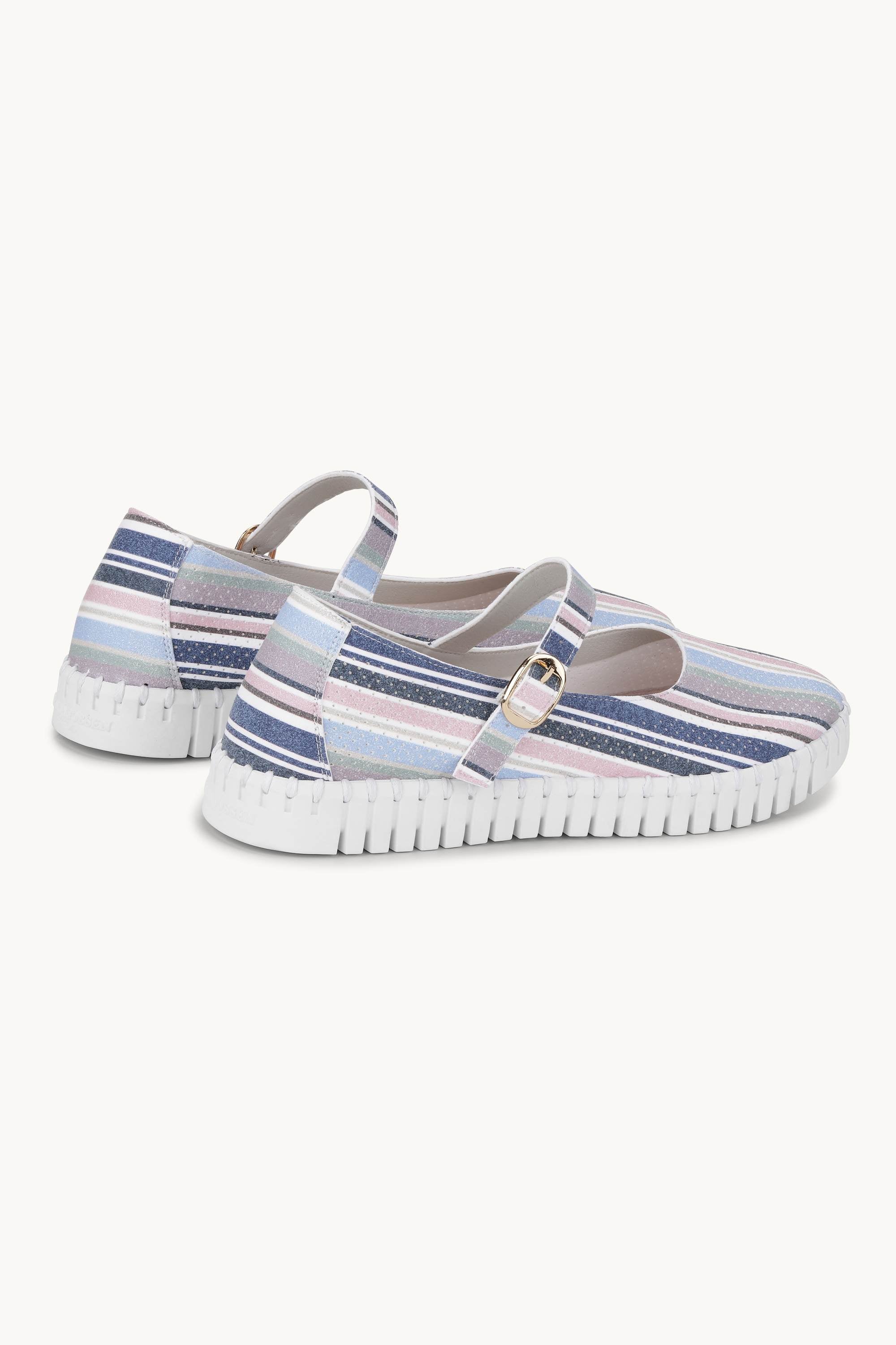 Ballerina Stripet - Lotus White