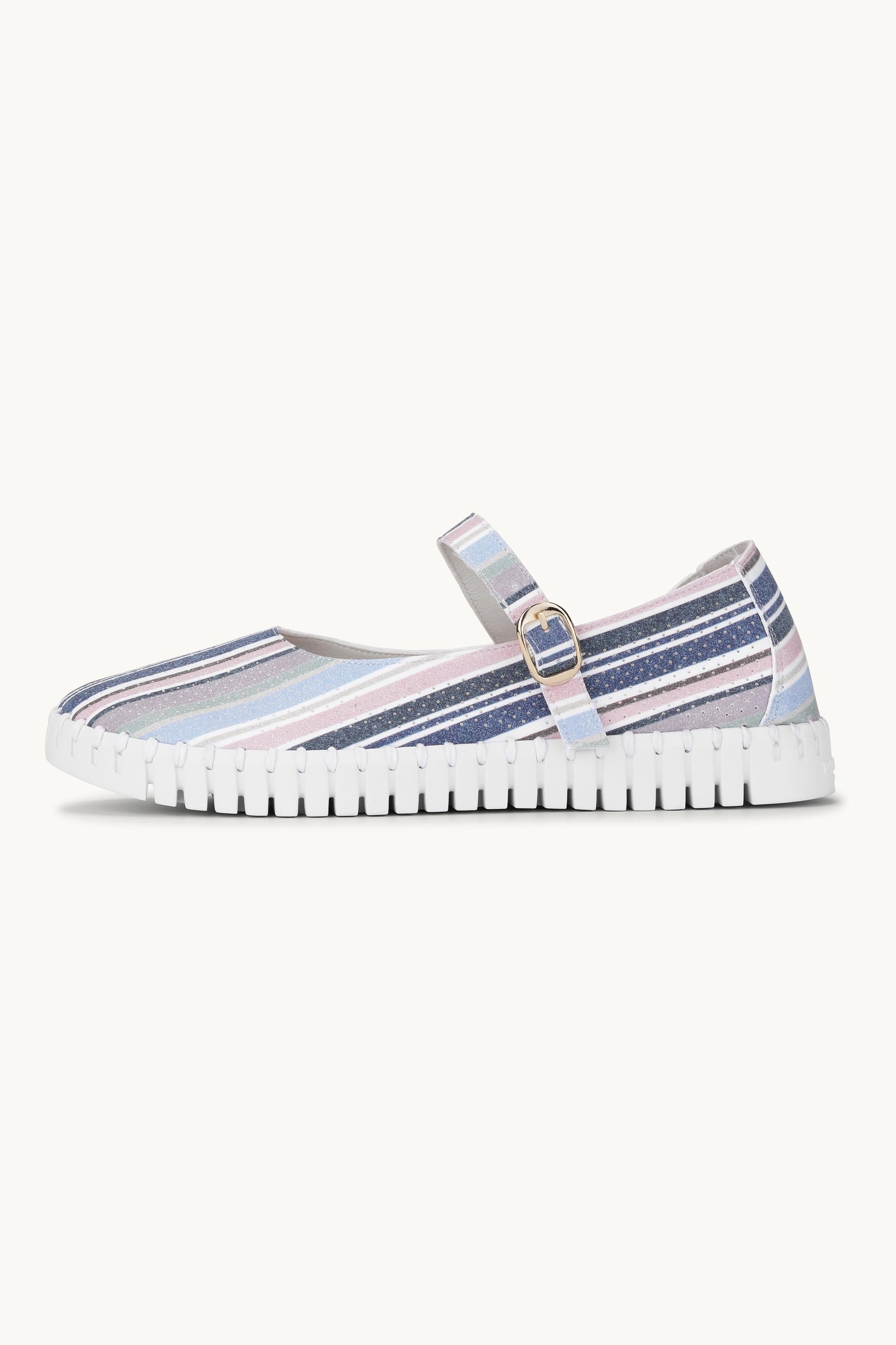Ballerina Stripet - Lotus White