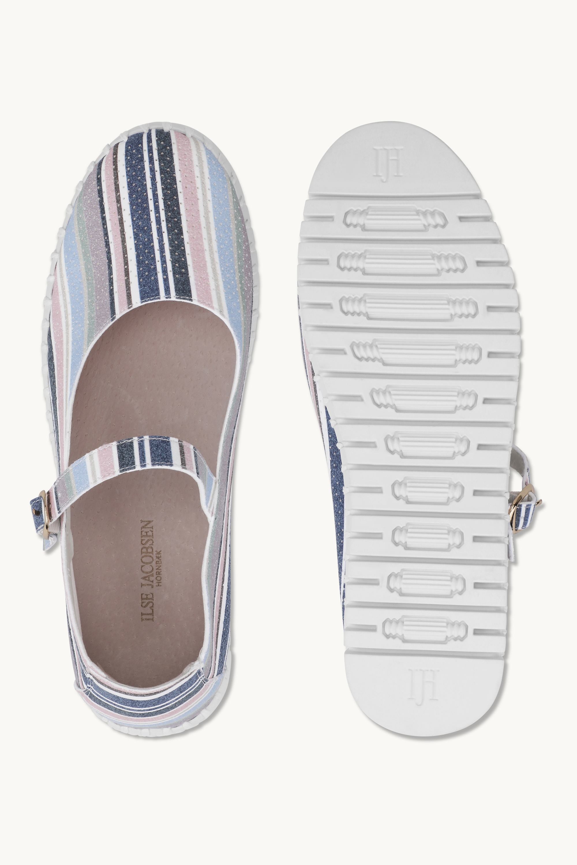 Ballerina Stripet - Lotus White