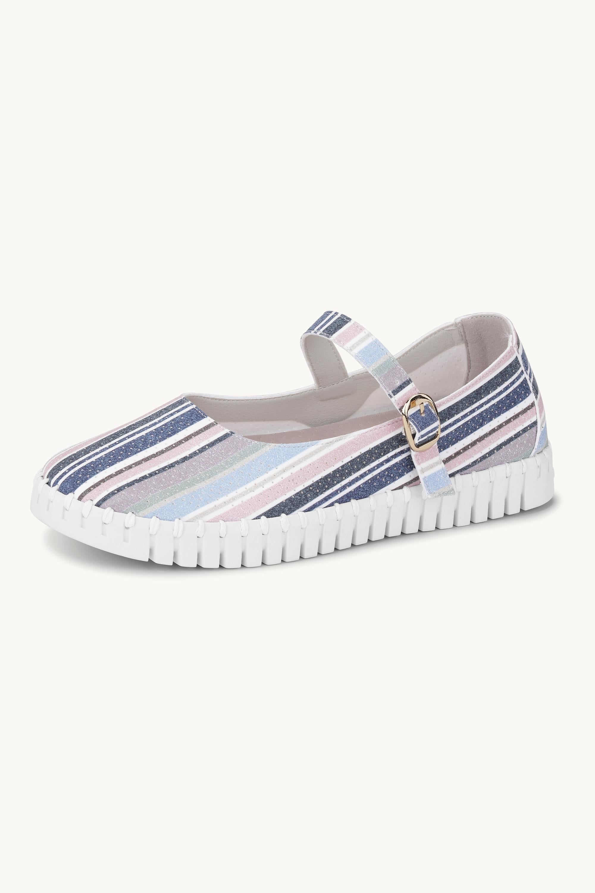 Ballerina Stripet - Lotus White