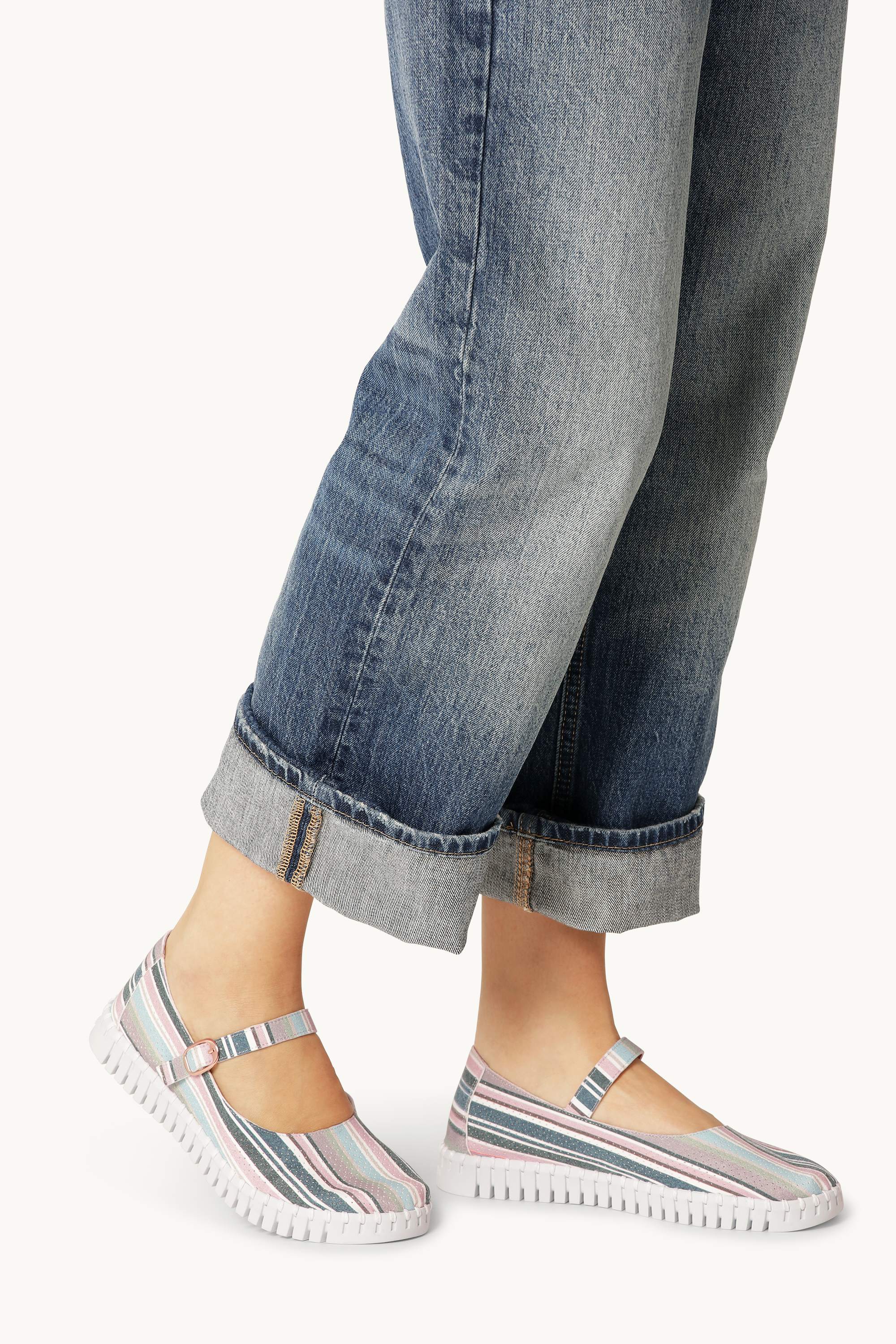 Ballerina Stripet - Lotus White