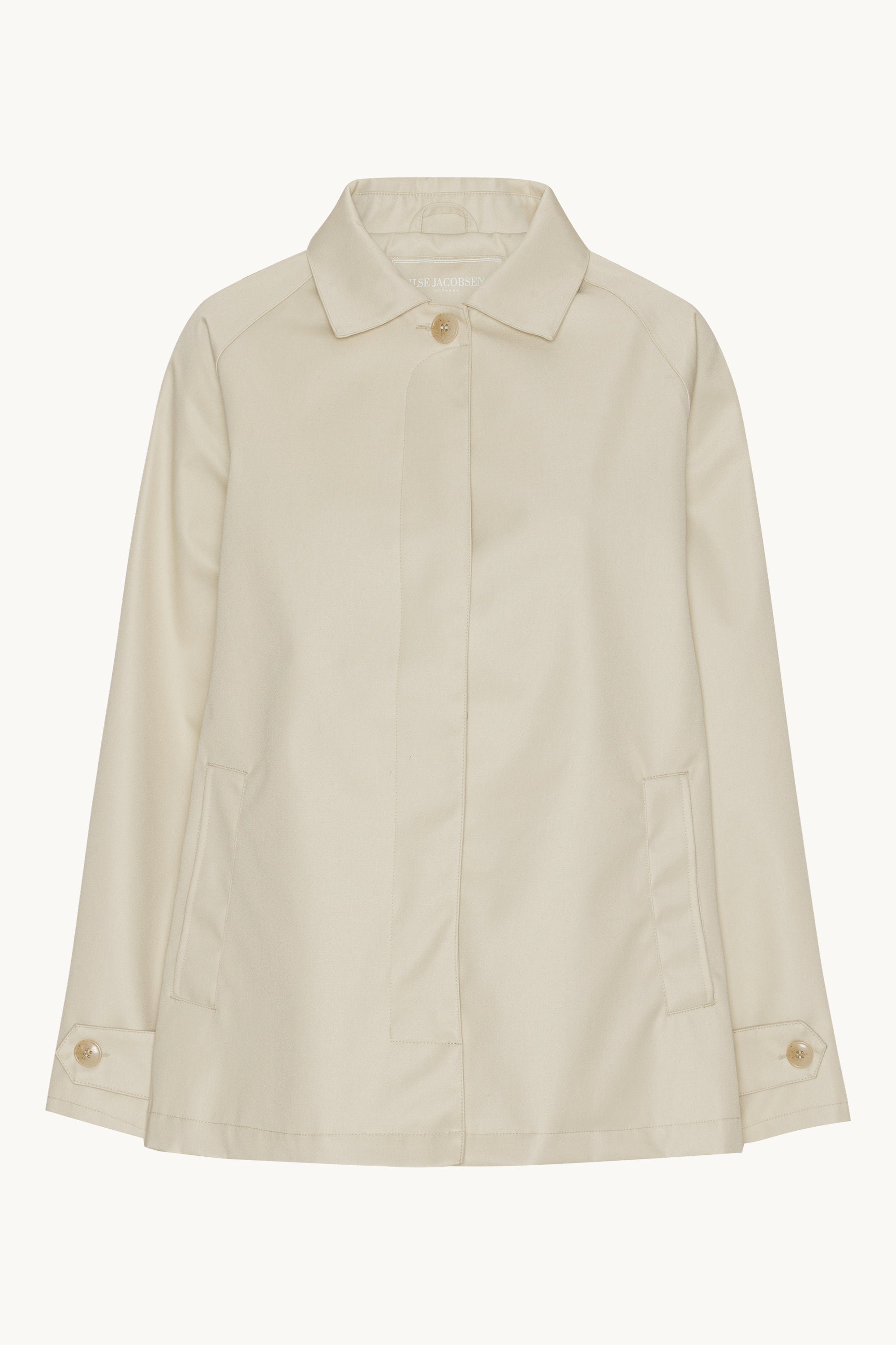 Cotton Rain Coat - Bleached Sand