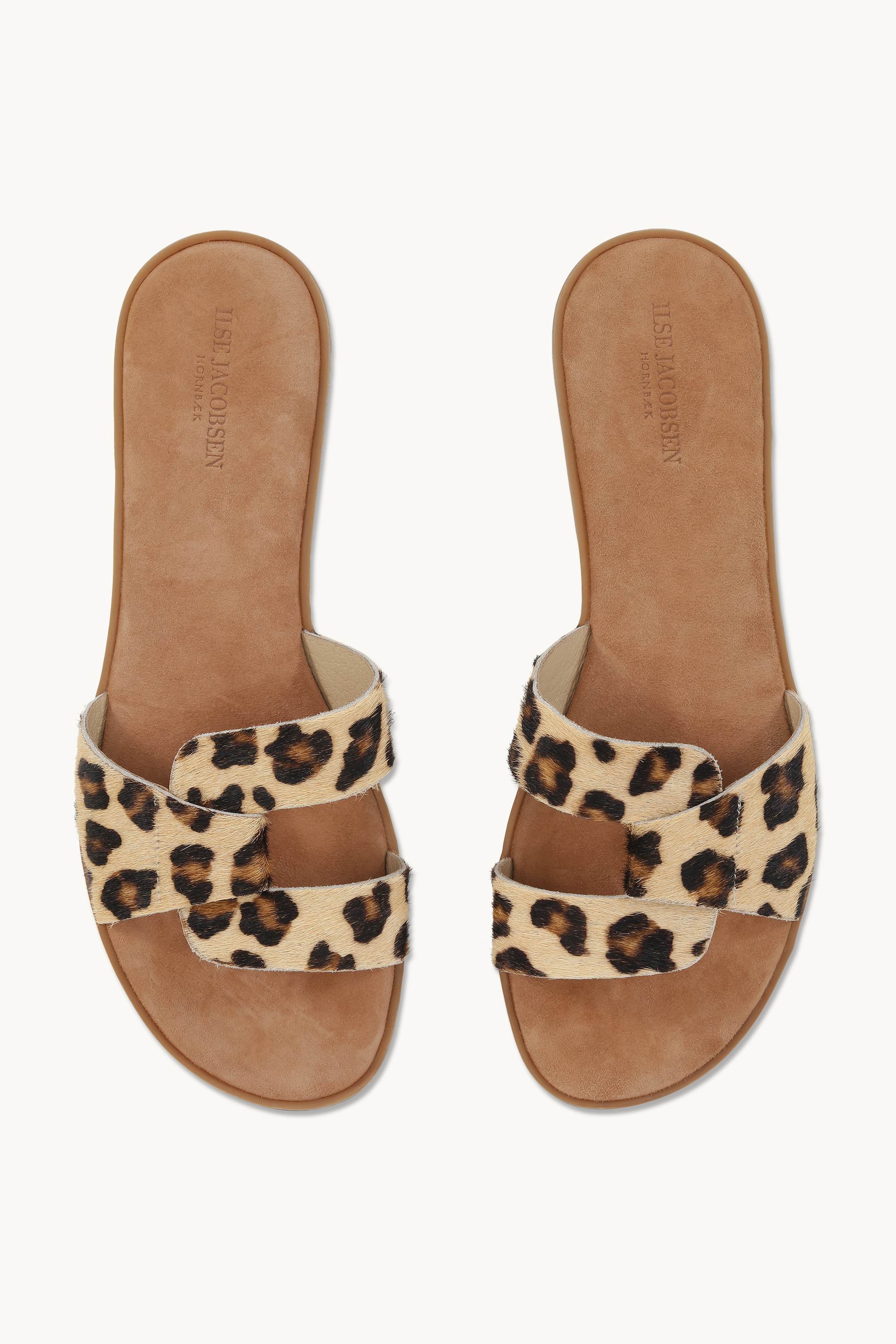 Leather Sandal - Beige